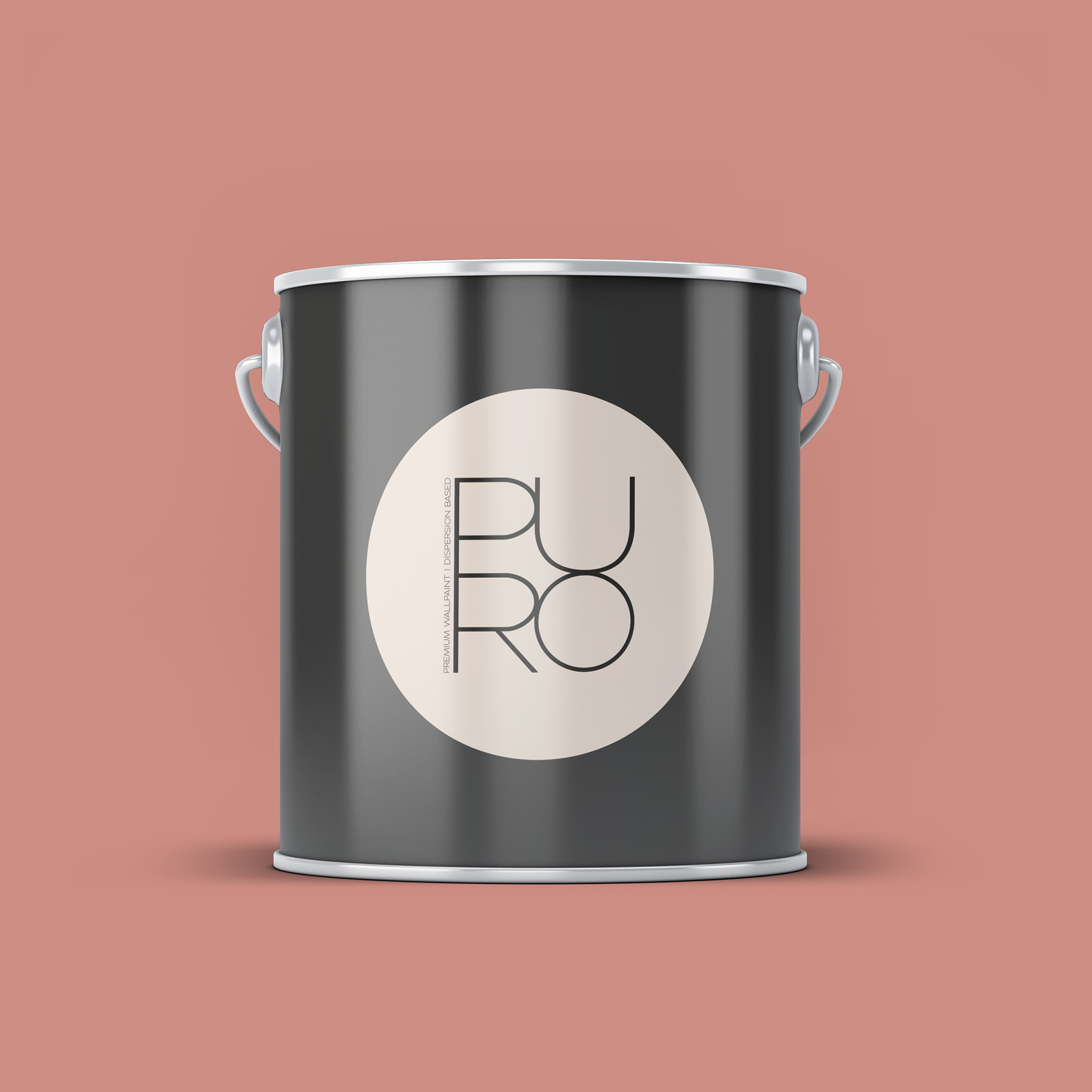 Image d'un pot de 2,5 litres de peinture Puro rouge varied red - c2018