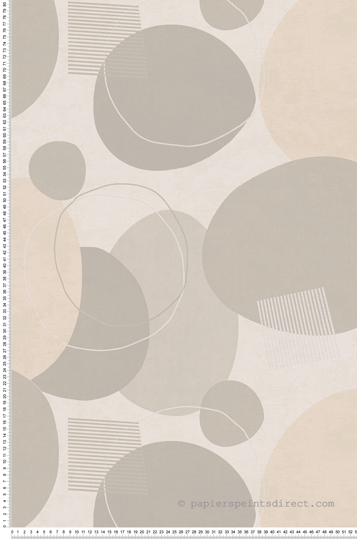 Papier peint Forme Géométrique beige - Geo Effect d'A.S. Création | Réf. SP15814