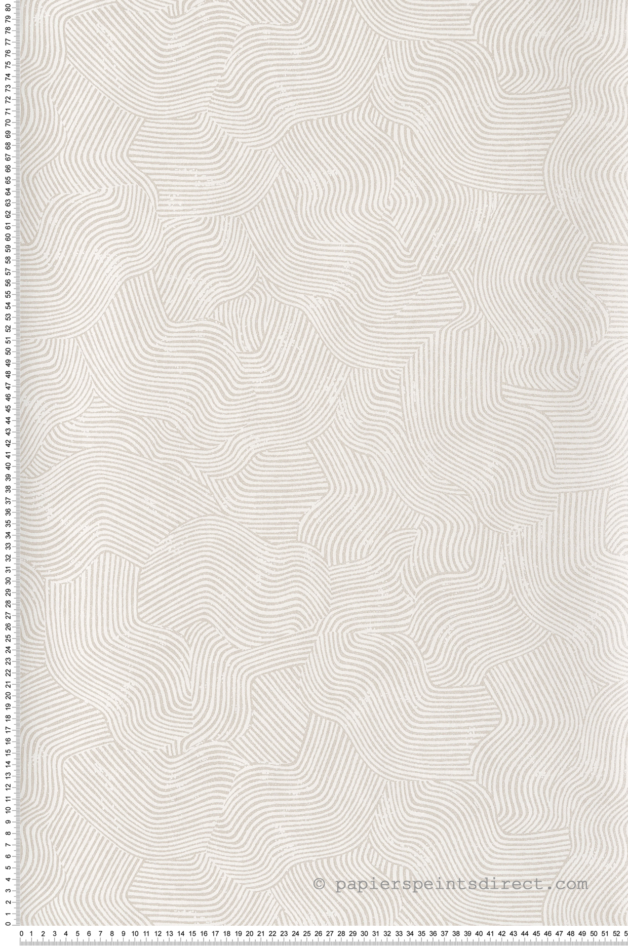 Papier peint Vague Graphique Paillette blanc nacré - Merida de Montecolino | Réf. MC-BA26090