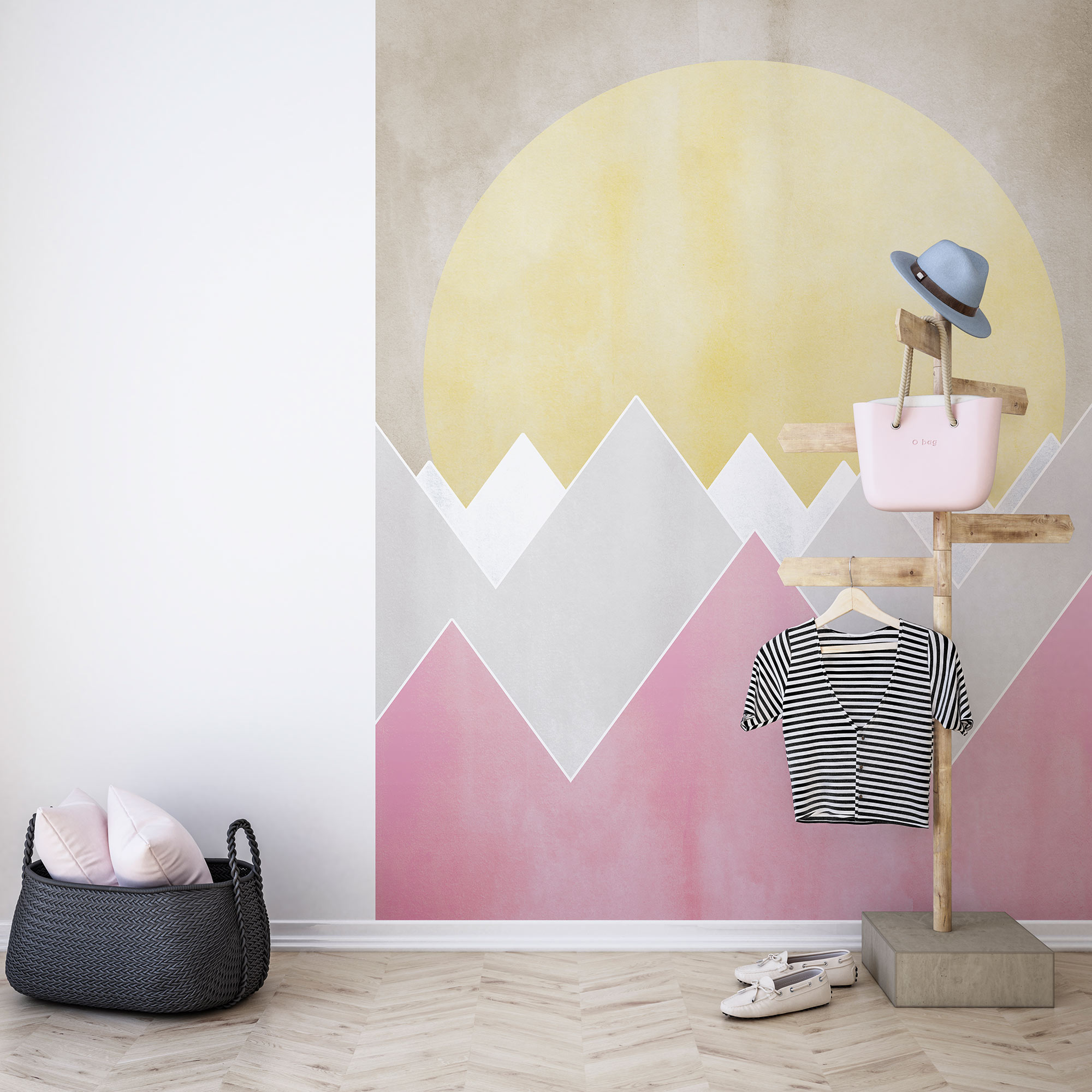 Papier peint panoramique Sunrise Spring - Papier peint Komar