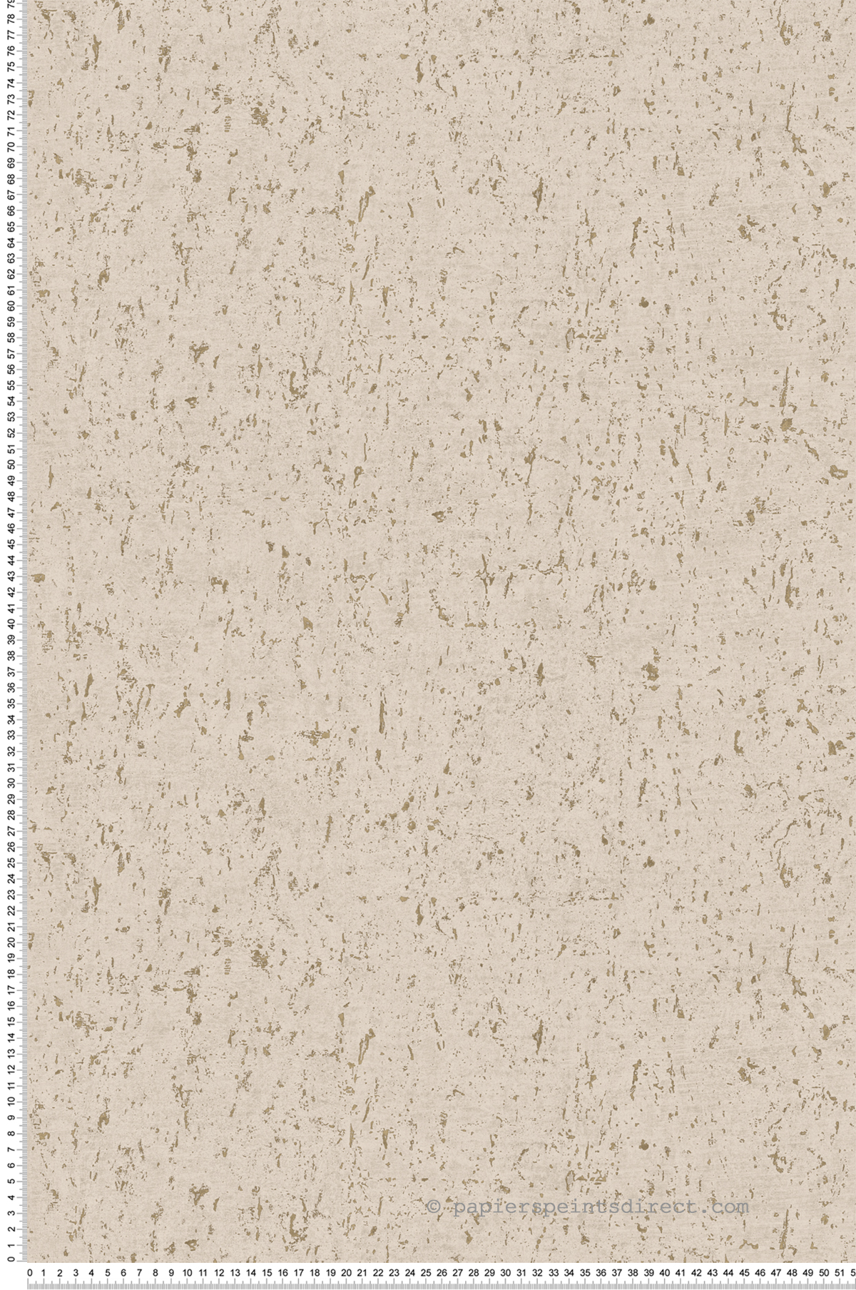 Papier peint Faux Uni Liège Callie beige doré - Harry de Lutèce | Réf. LTC-DL26707
