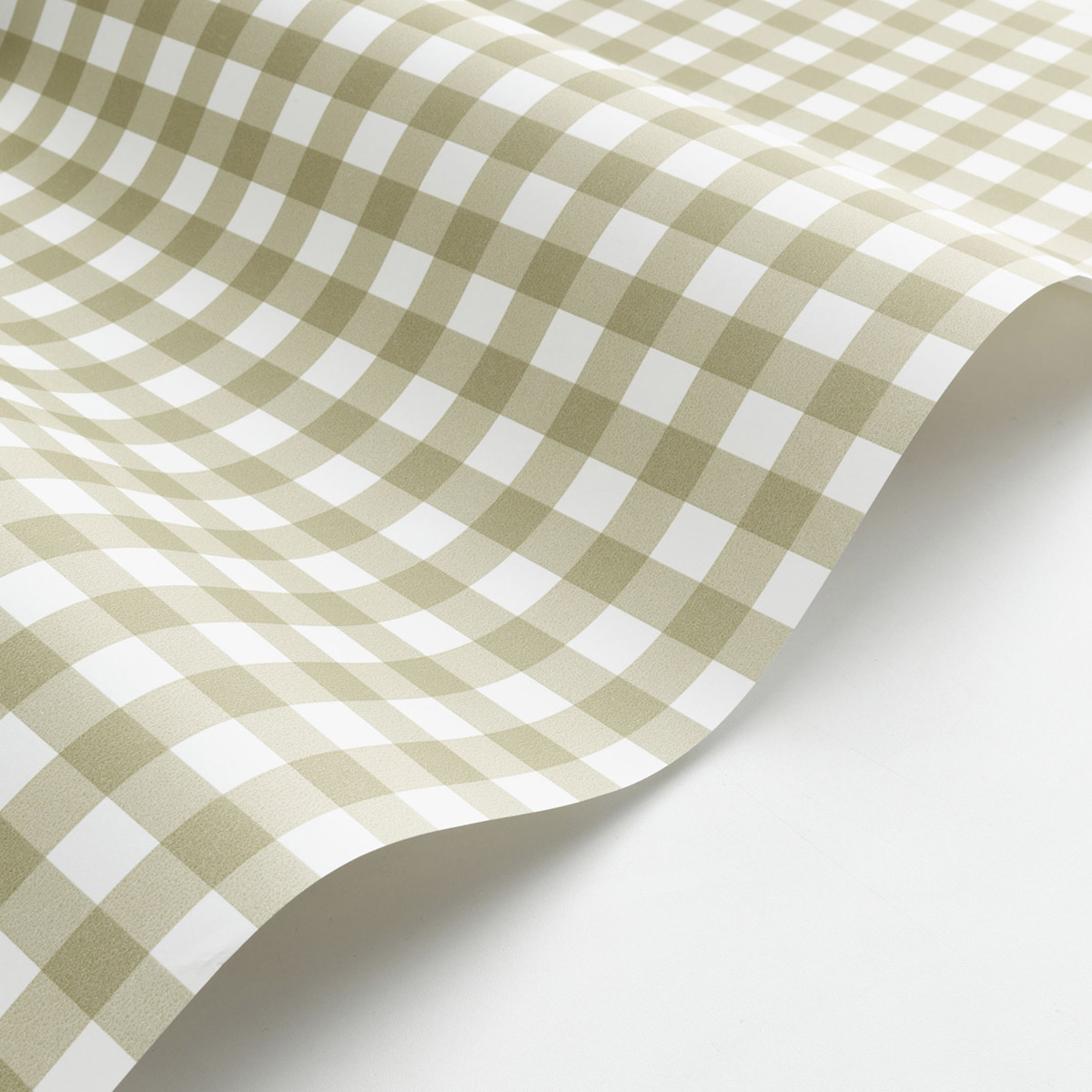 Papier peint Vichy Buvard kaki - Once Upon A Time 2 de Casadéco AMBV | Réf. OUTD89267535