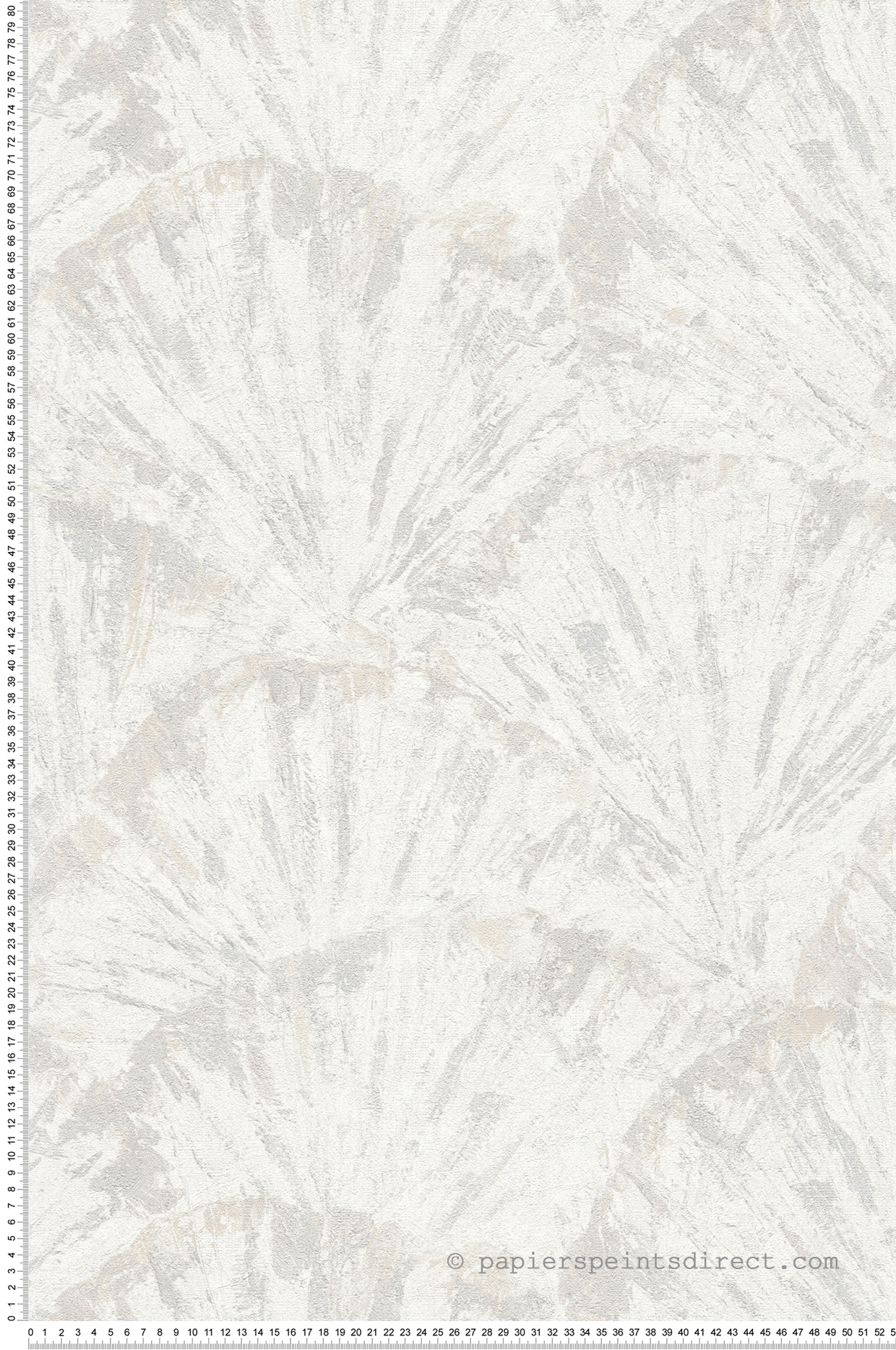 Papier peint Palme Éventail blanc cassé argenté - Metropolitan Stories 4 Hot Spots d'A.S. Création | Réf. AS-781983