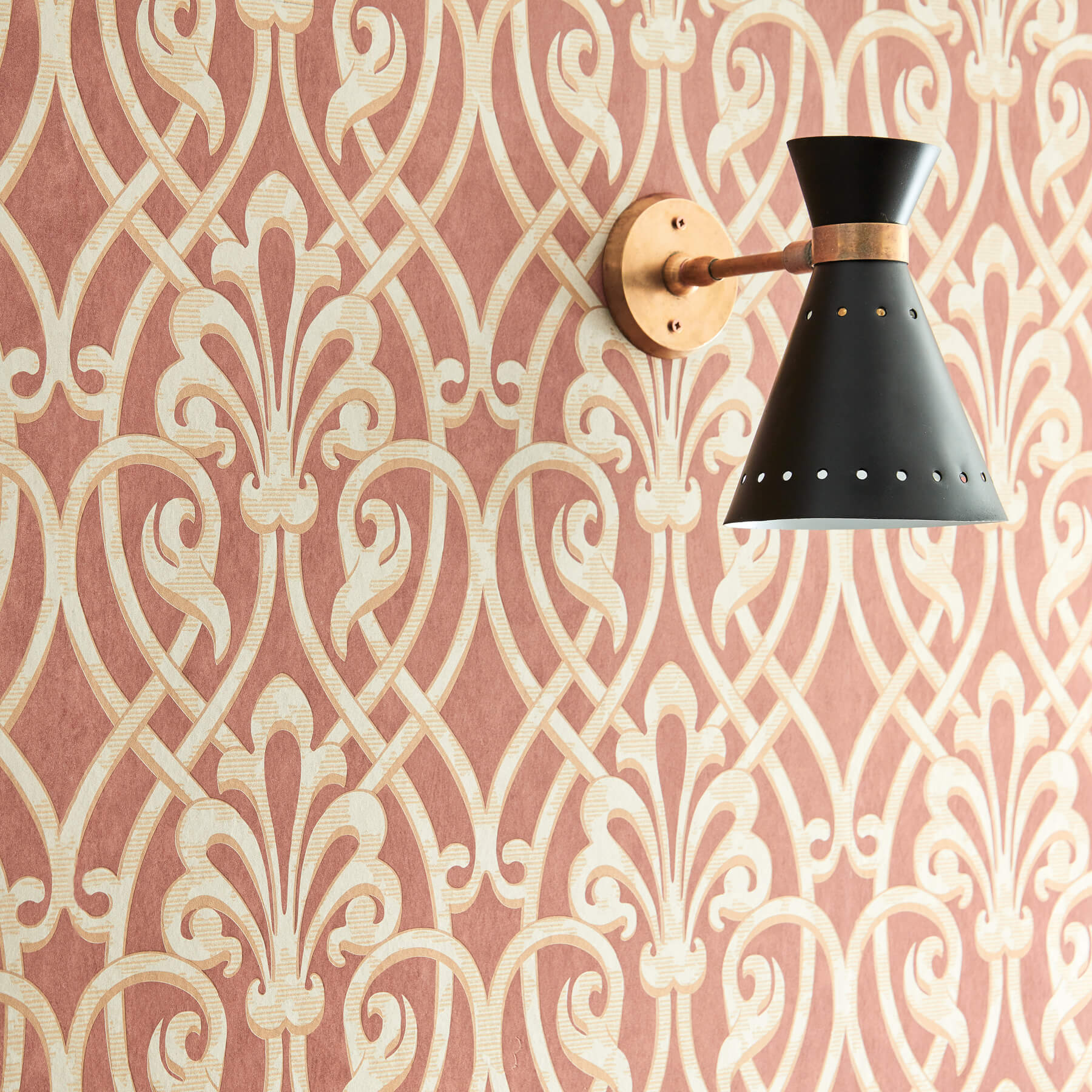 Papier peint Brook Street Etruscan - Collection London Wallpapers V de Little Greene