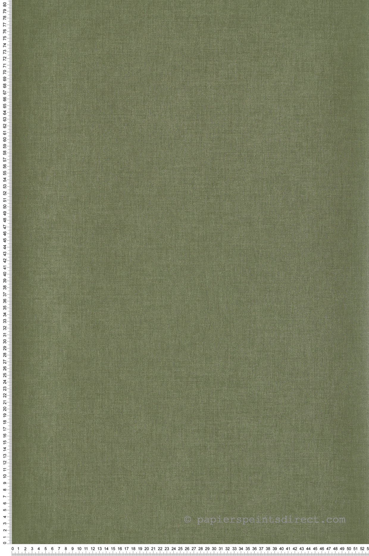 Papier peint Uni Lin vert kaki - L'Epopée de Casélio | Réf. EPO100607405