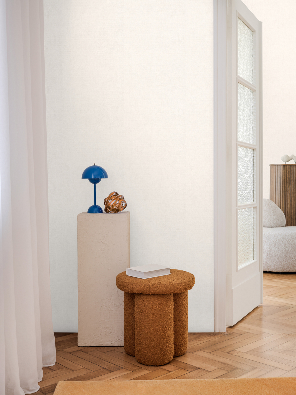 Papier peint Uni Béton blanc cassé - Cosmoliving d'A.S. Création AMB2 | Réf. AS-791097