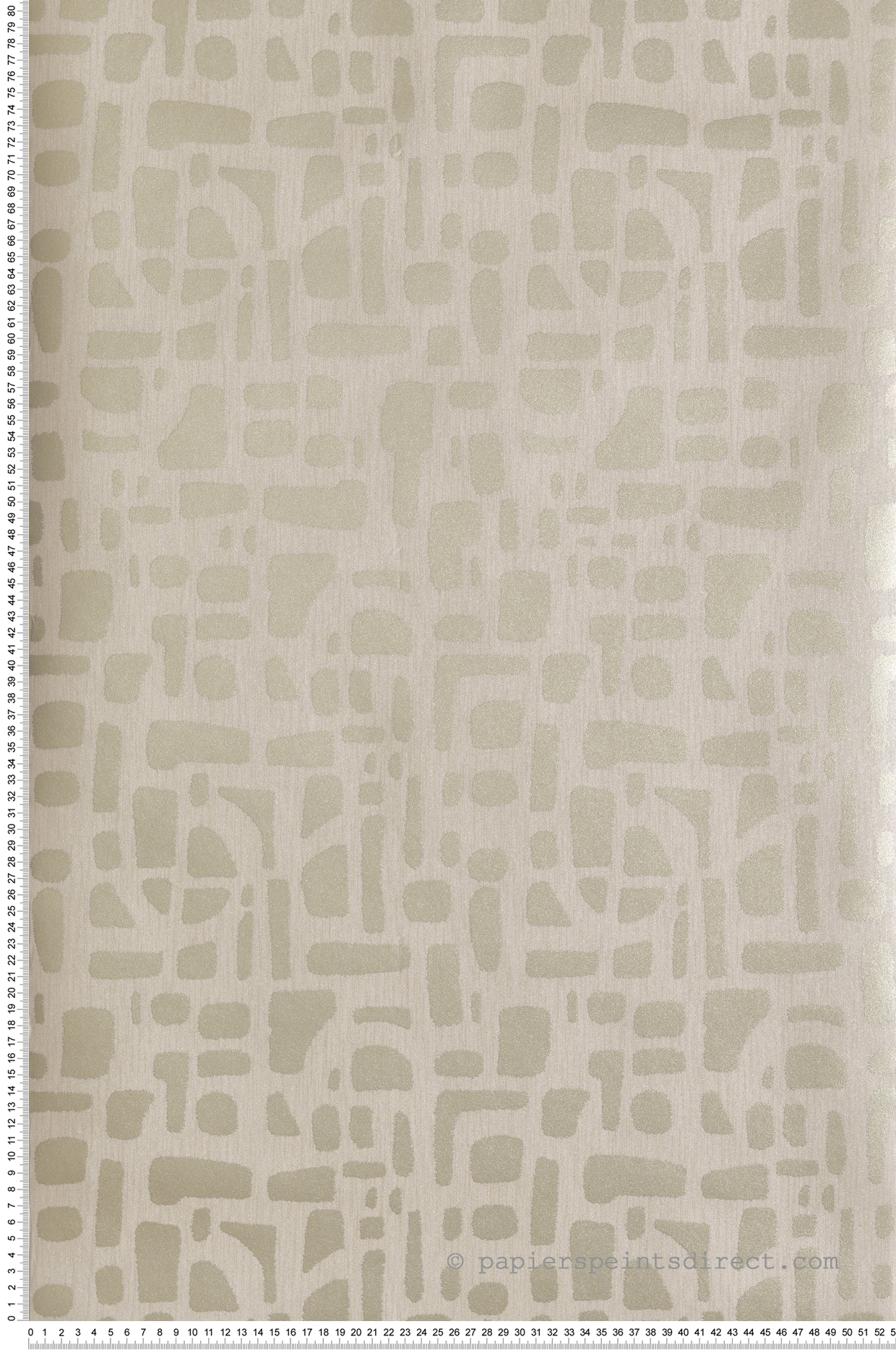 Papier peint Labyrinthe Géométrique beige irisé - Attitude de Lutèce | Réf. LTC-DWP0364-01