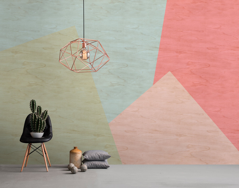 Papier peint panoramique Bois Scandinave Inlay 2 - Référence DD114607 - Intissé 200g/m2 - Standard 400 x 270