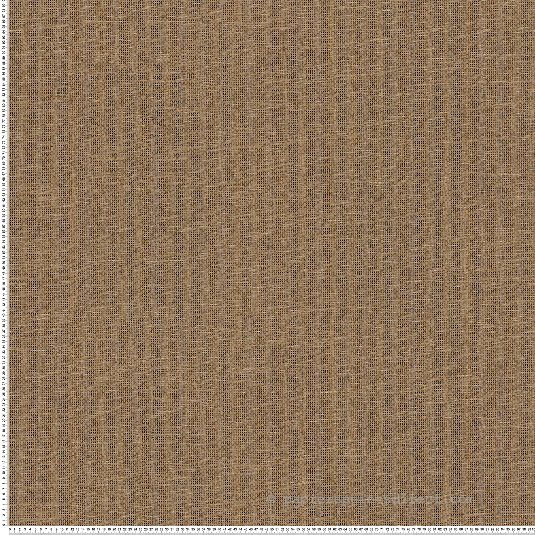 Papier peint Effet Toile Tissée Vannora noisette doré - Tressora de Casamance | Réf. CAS-76922446