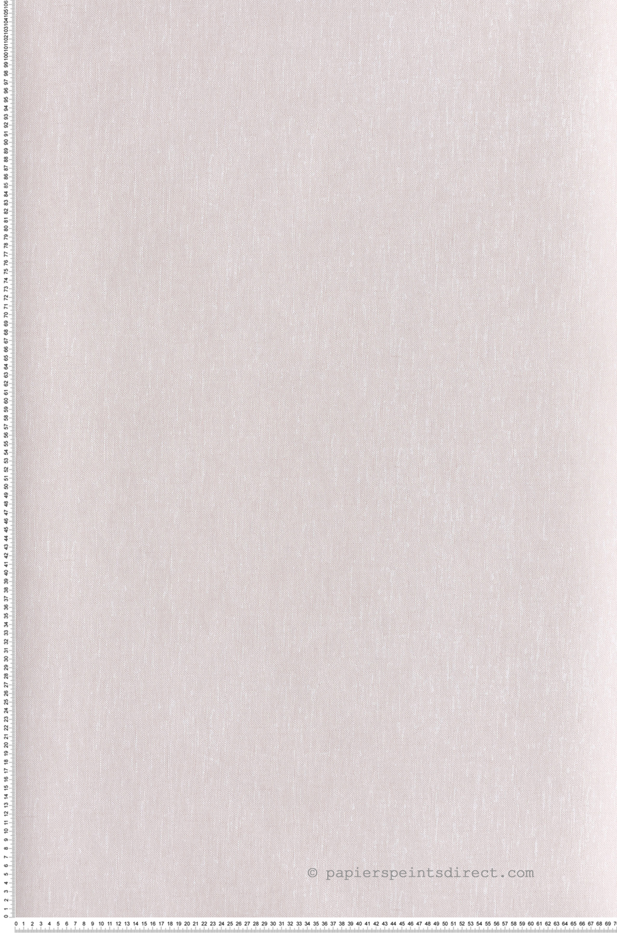 Papier peint Faux Uni Lin Telis blanc rose poudré - Joy de Masureel | Réf. MAS-JOY308