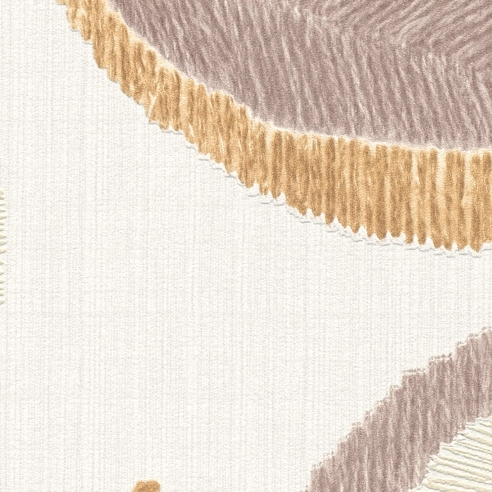 Papier peint Feuille Craft caramel marron - Abaca de Lutèce | Réf. LTC-51232807