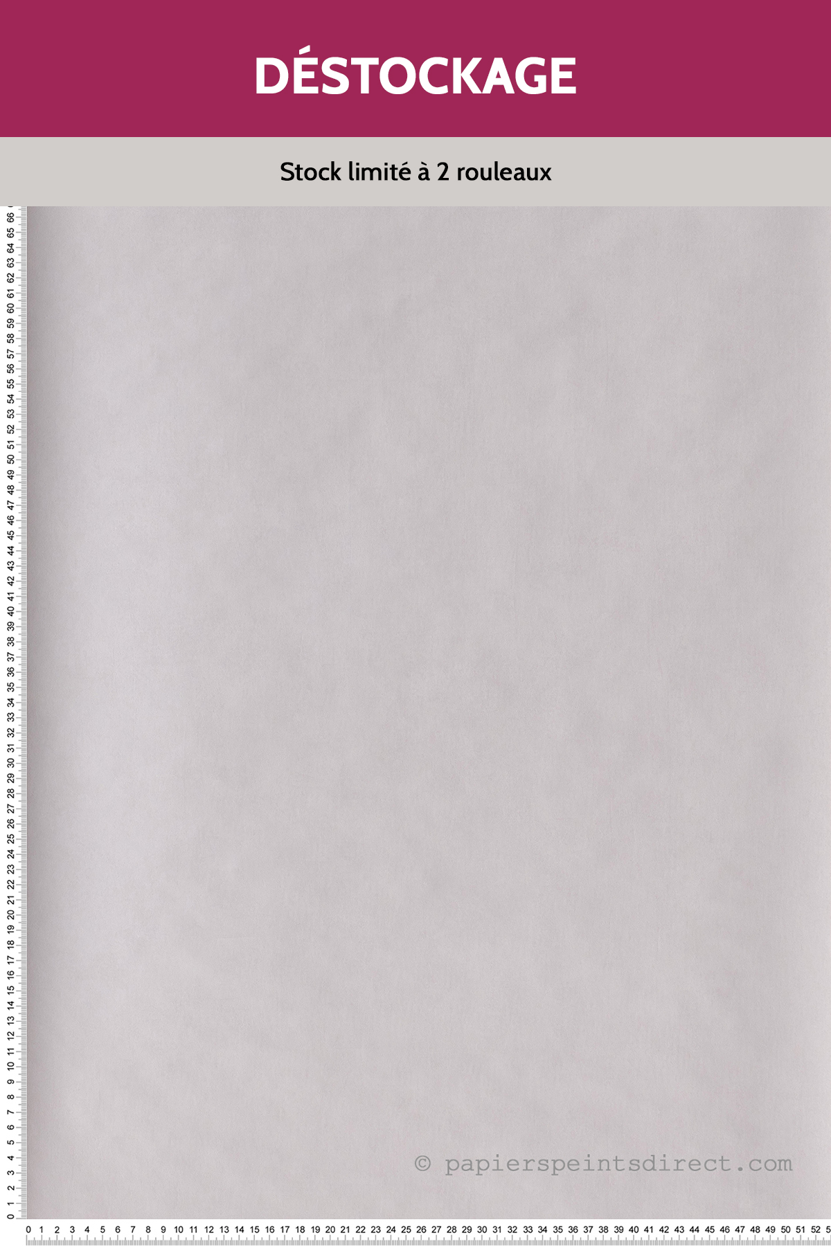 Papier peint Destockage - Uni béton étain - Tonic