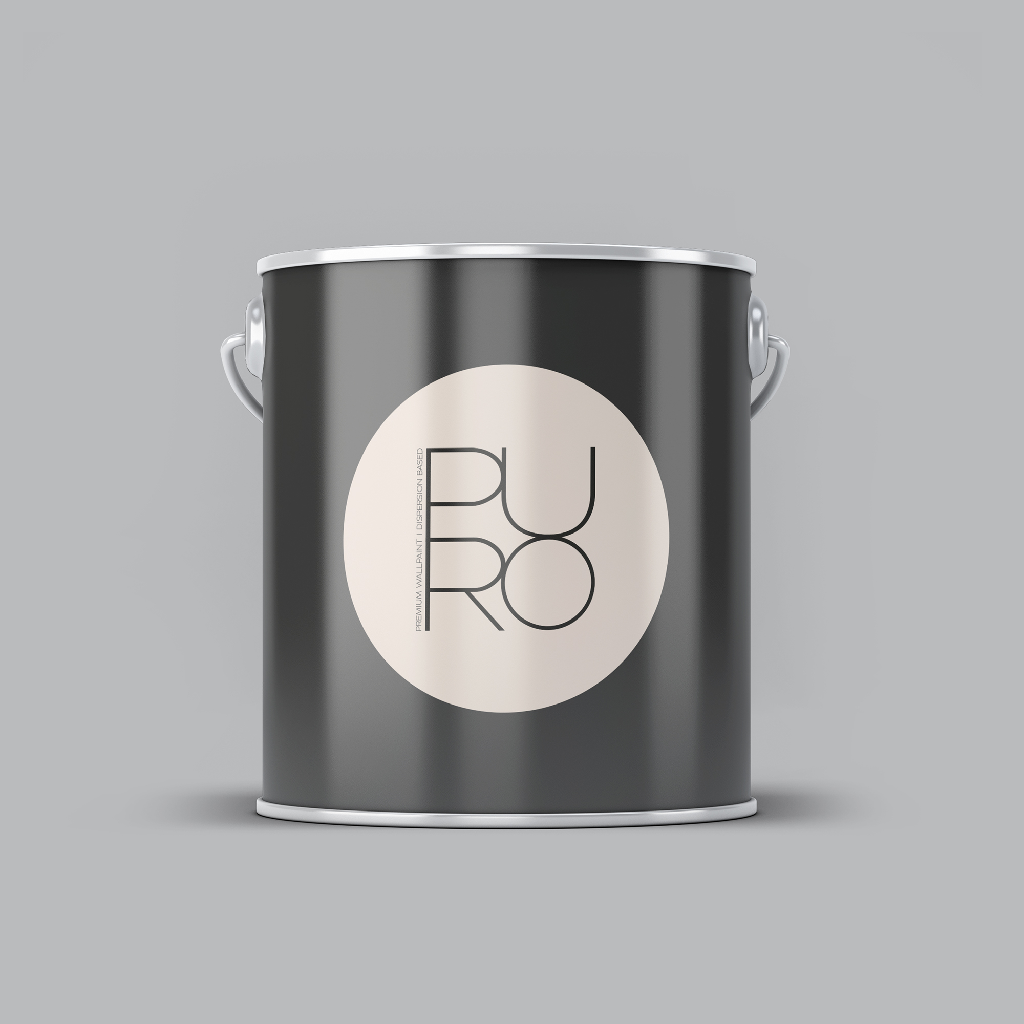 Image d'un pot de 2,5 litres de peinture Puro gris cool grey - c1002
