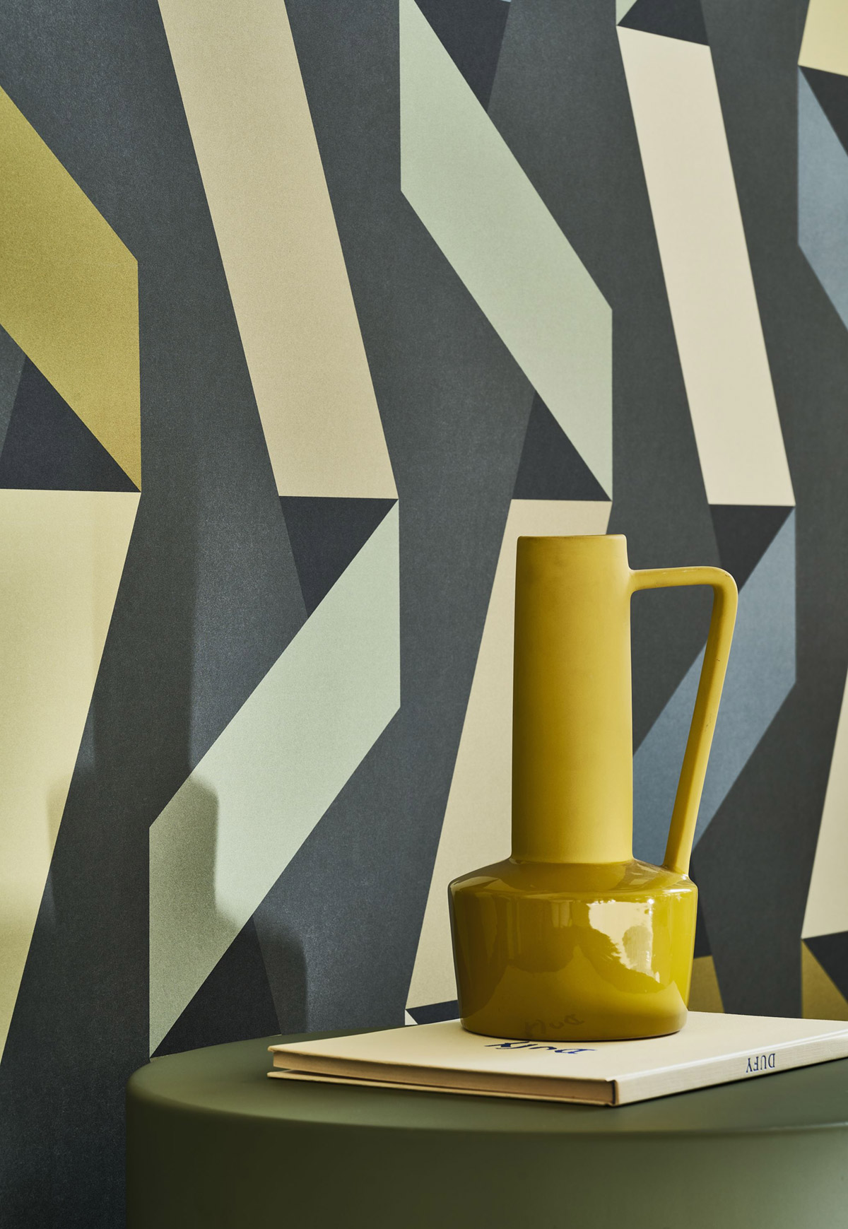 Papier peint Ligne Ribbon vert bleu - Color Game de Casadéco AMB2| Réf. GAME200646767