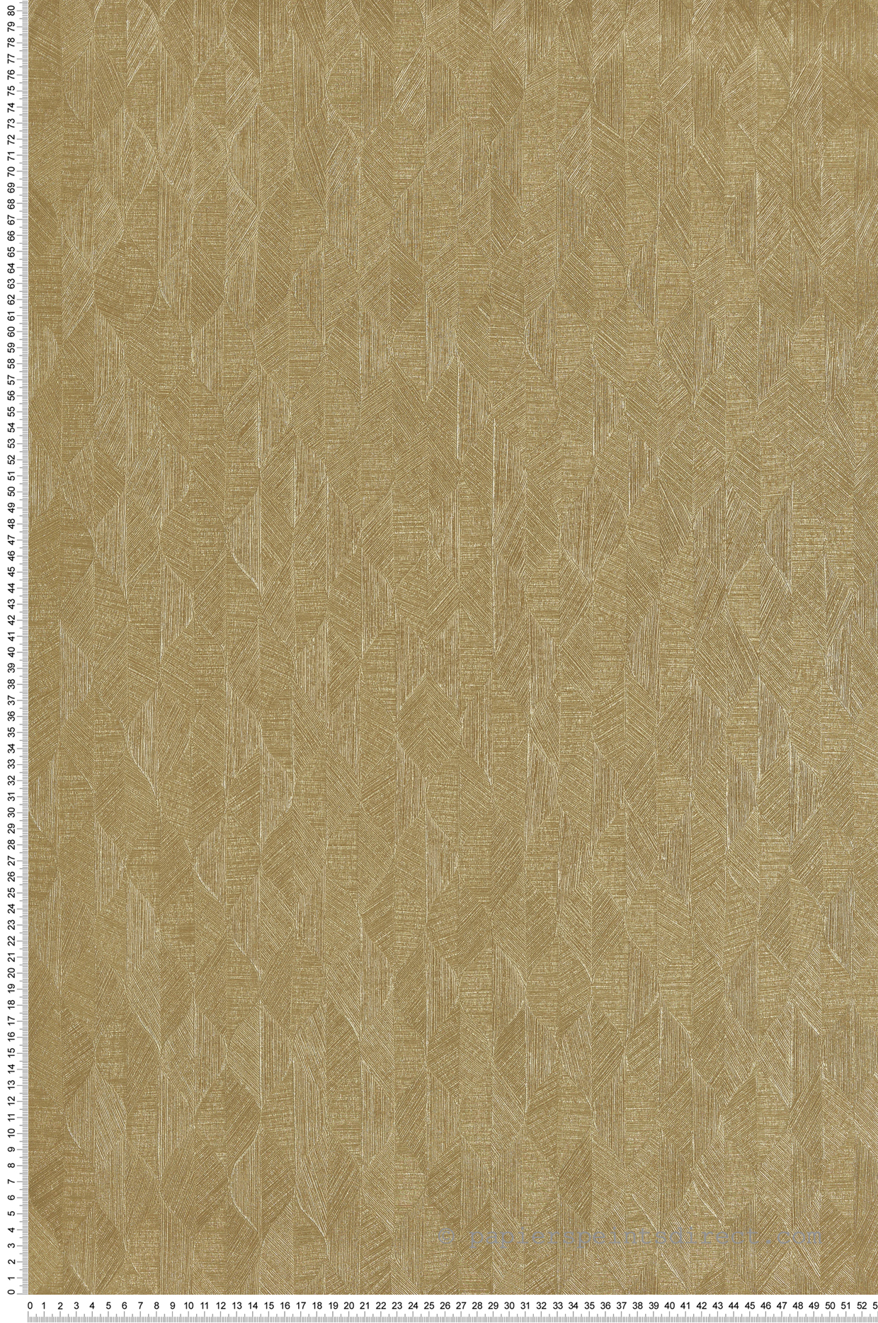 Papier peint Feuille Art Déco Tarrazu doré - Vegetals de Casadéco | Réf. VEGE201272303