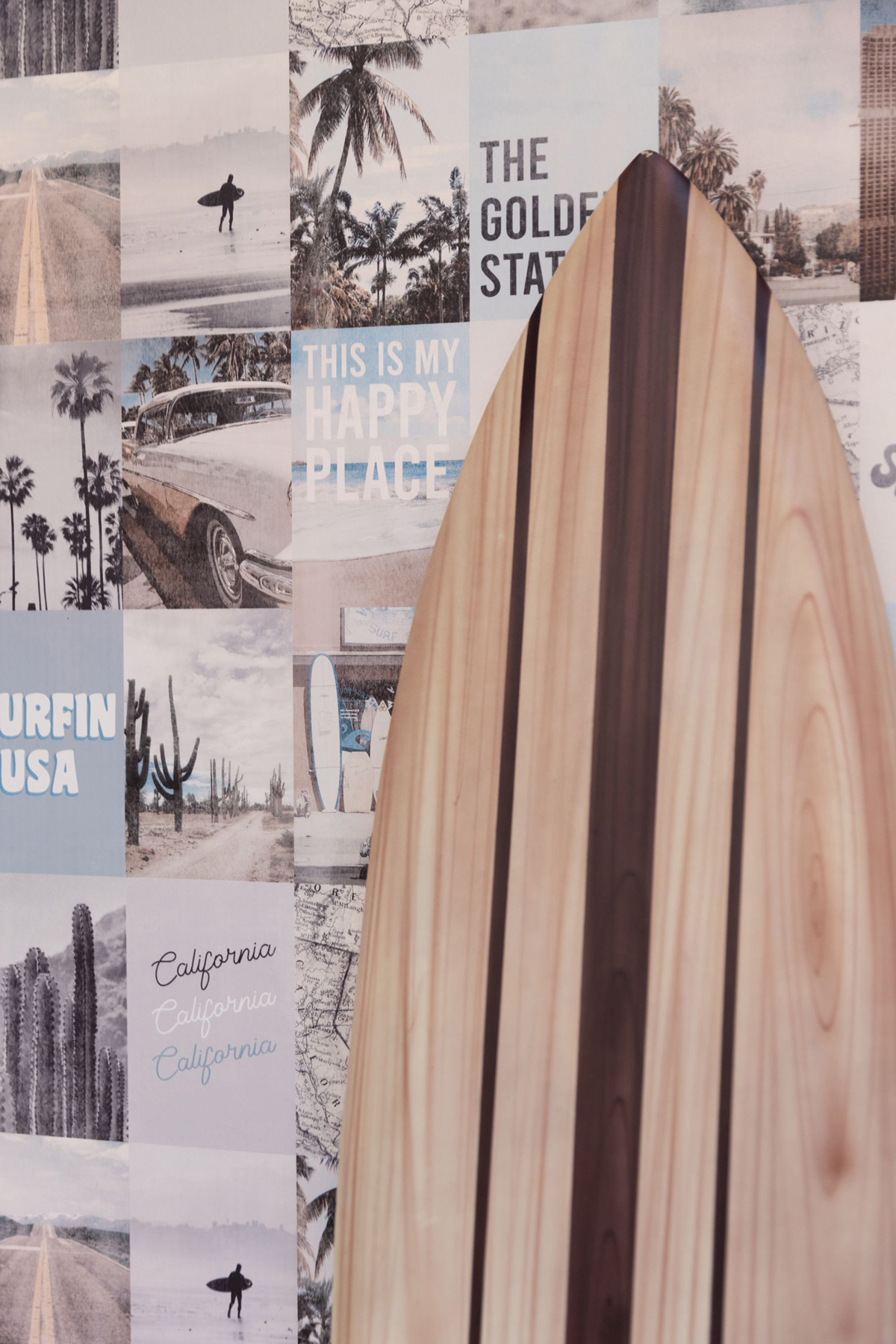 Papier peint Photo Happy Place bleu - Young & Free de Casélio AMB2 | Réf. YNF103346090