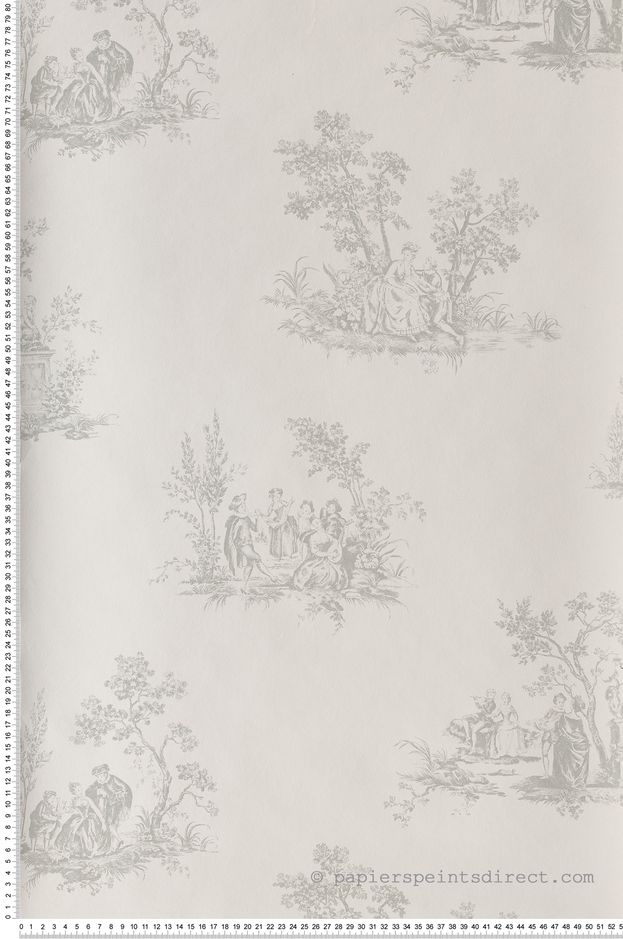 Scène bucolique verte - Collection Fontainebleau de Casadéco