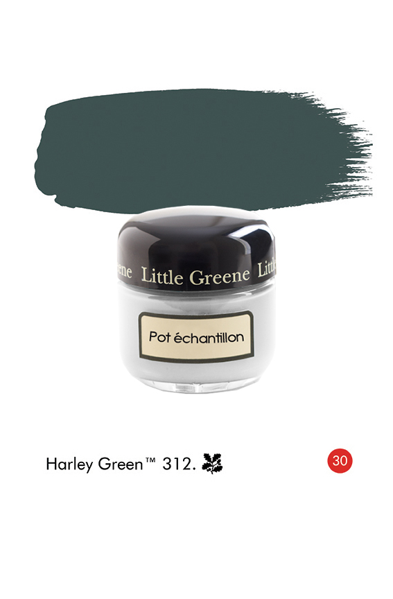 Pot échantillon Harley Green n°312  - Finition Absolute Matt Emulsion