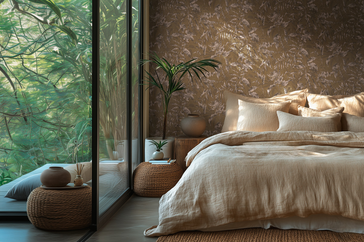 Papier peint Végétaux Jungle marron cuivré - Metropolitan Stories 4 Hot Spots d'A.S. Création | Réf. AS-782034