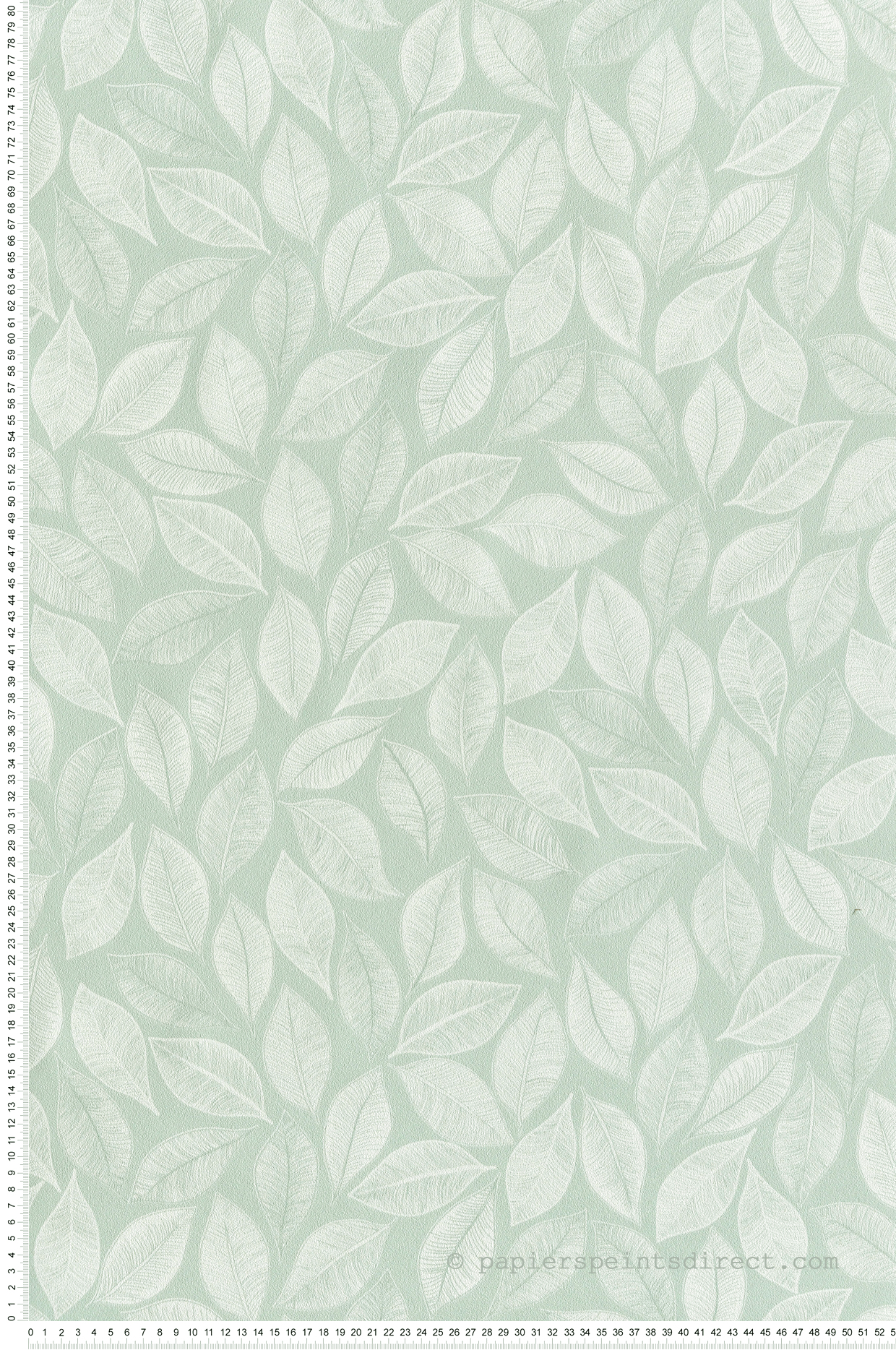 Papier peint Scandinave Feuille Bliss vert d'eau - Green Life 2 de Casélio | Réf. GNL2105387074