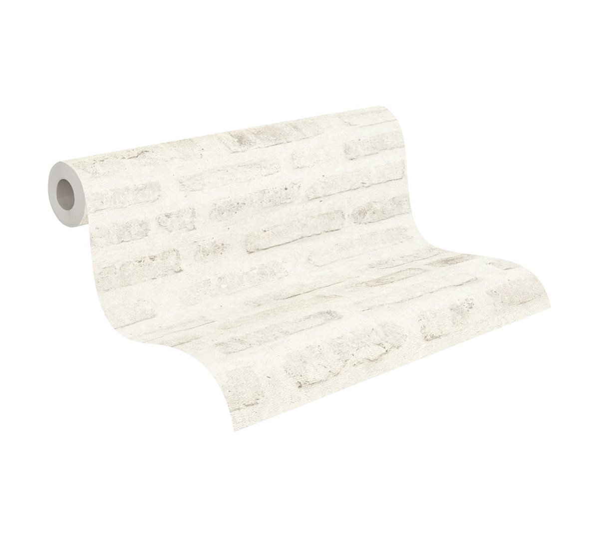 Papier peint Brique Loft gris clair - Elements 2 d'A.S. Création ROLL | Réf. AS-374222