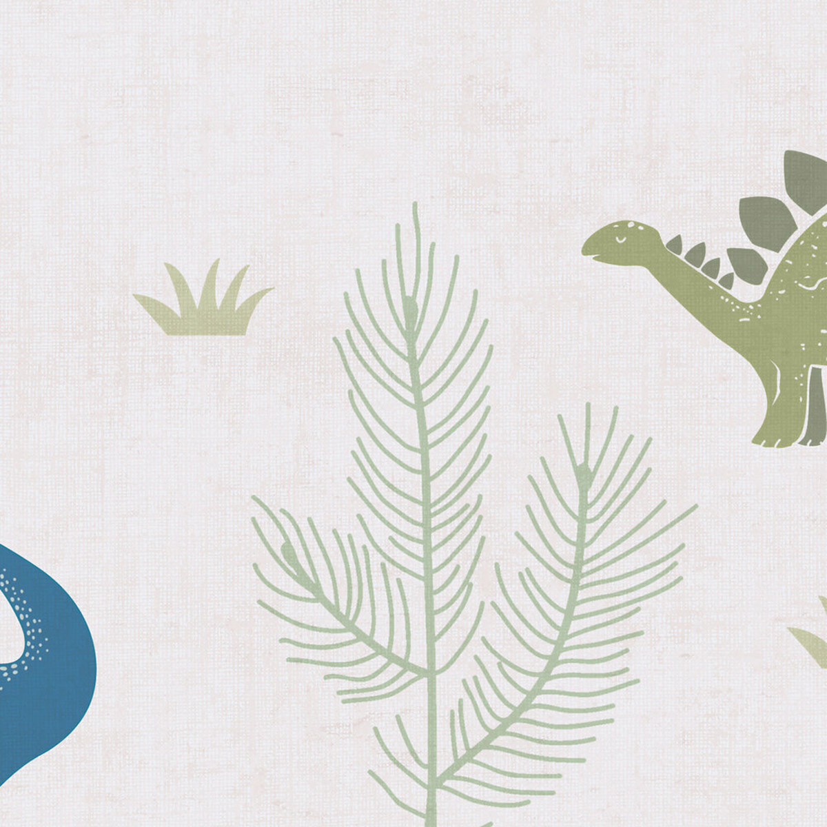 Papier peint Dinosaure Volcan vert - Lilly & Luis d'A.S. Création AMB6 | Réf. AS-771401