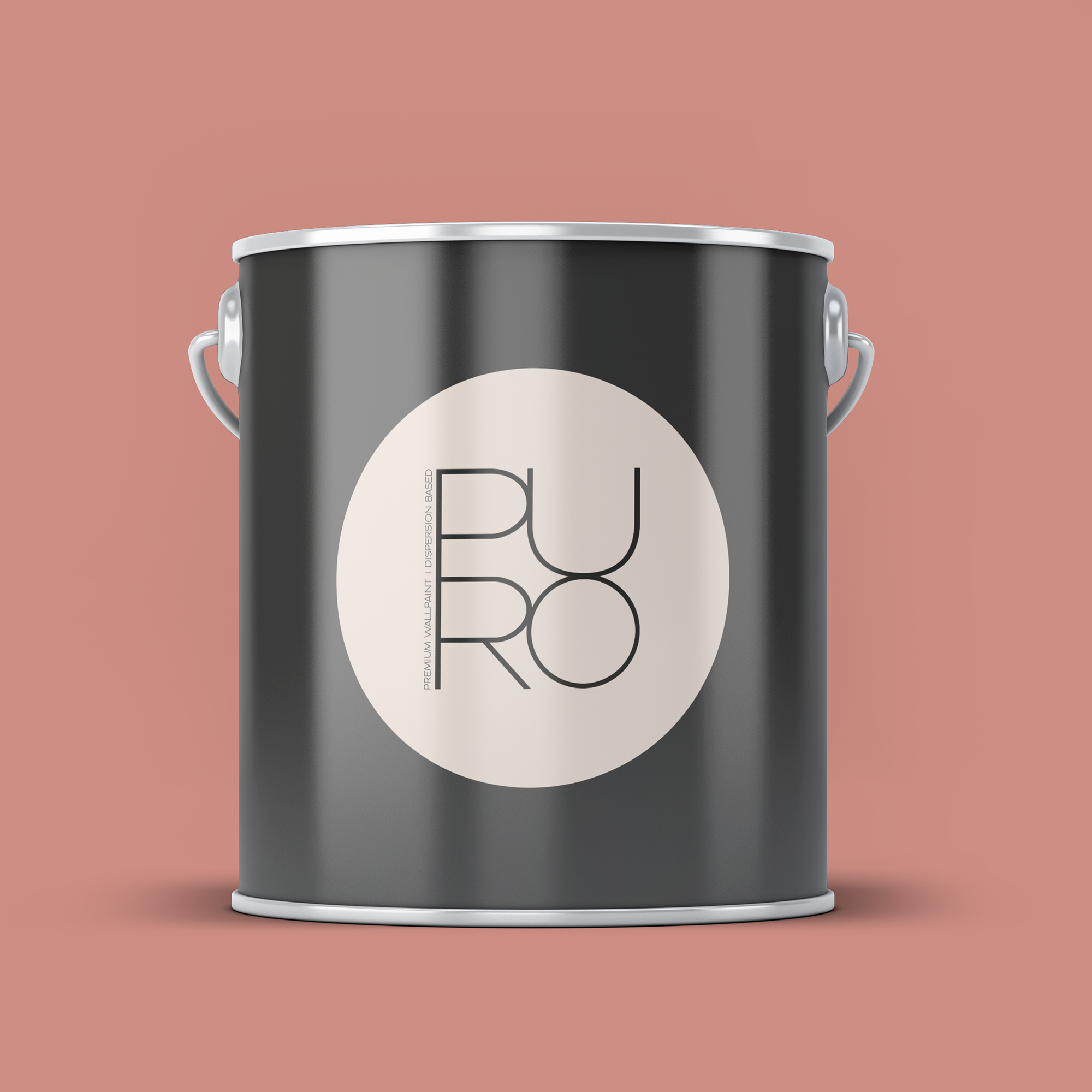 Image d'un pot de 5 litres de peinture Puro rouge varied red - c2018