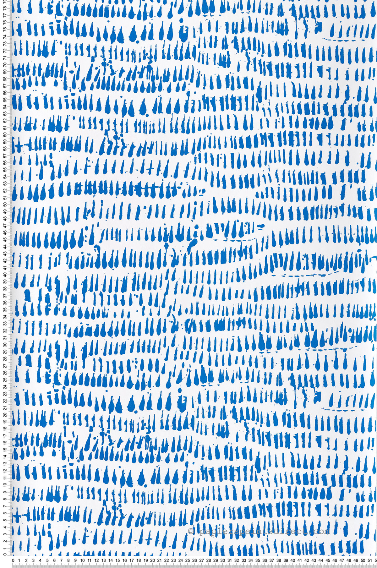 Papier peint Tacheté Gouttes bleu électrique - Happy de Lutèce | Réf. LTC-FD26357