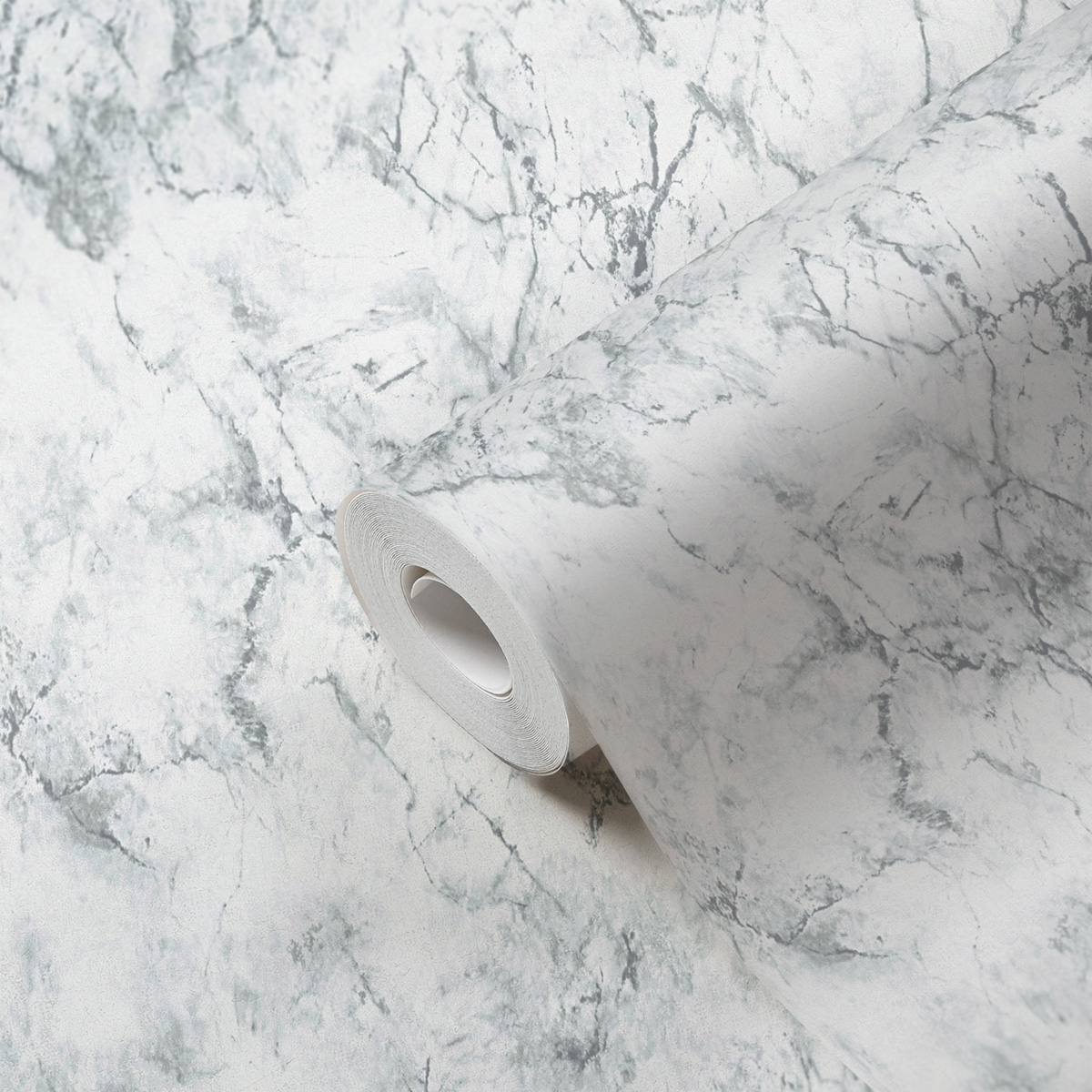 Papier peint Marbre blanc gris foncé - Elements 2 d'A.S. Création ROLLZ | Réf. AS-361572