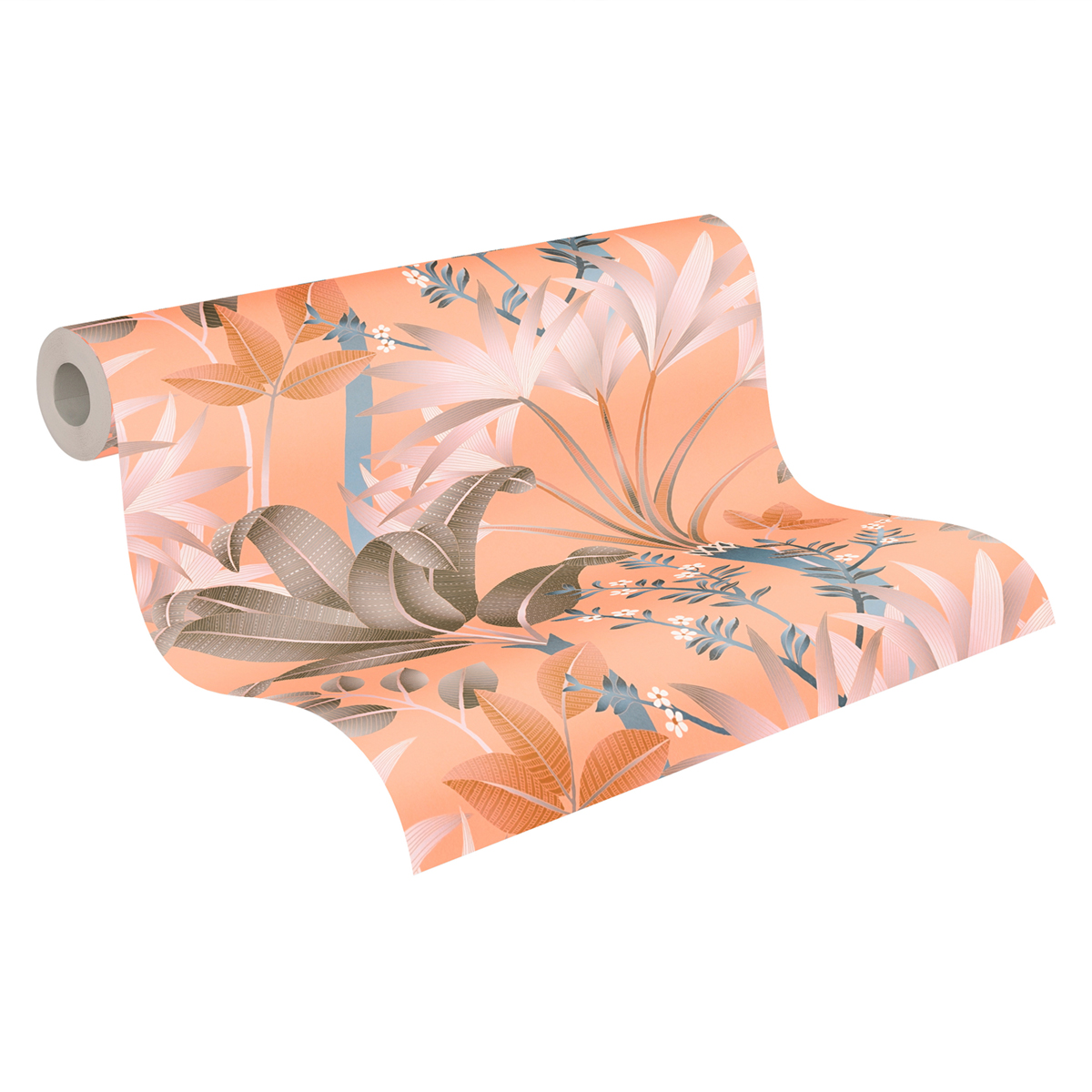 Papier peint Jungle Tropicale corail - Arcade d'Architects Paper AMB4 | Réf. 39172-2