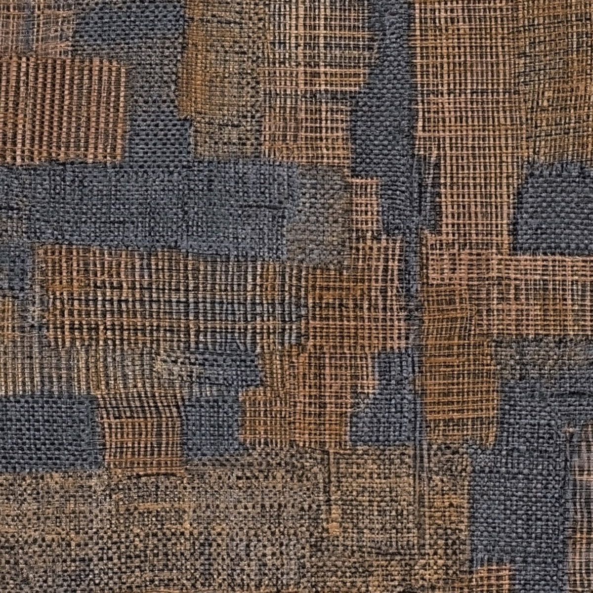 Papier peint Géométrie Ethnique bleu nuit caramel - Metropolitan Stories 4 Hot Spots d'A.S. Création AMB5| Réf. AS-782043