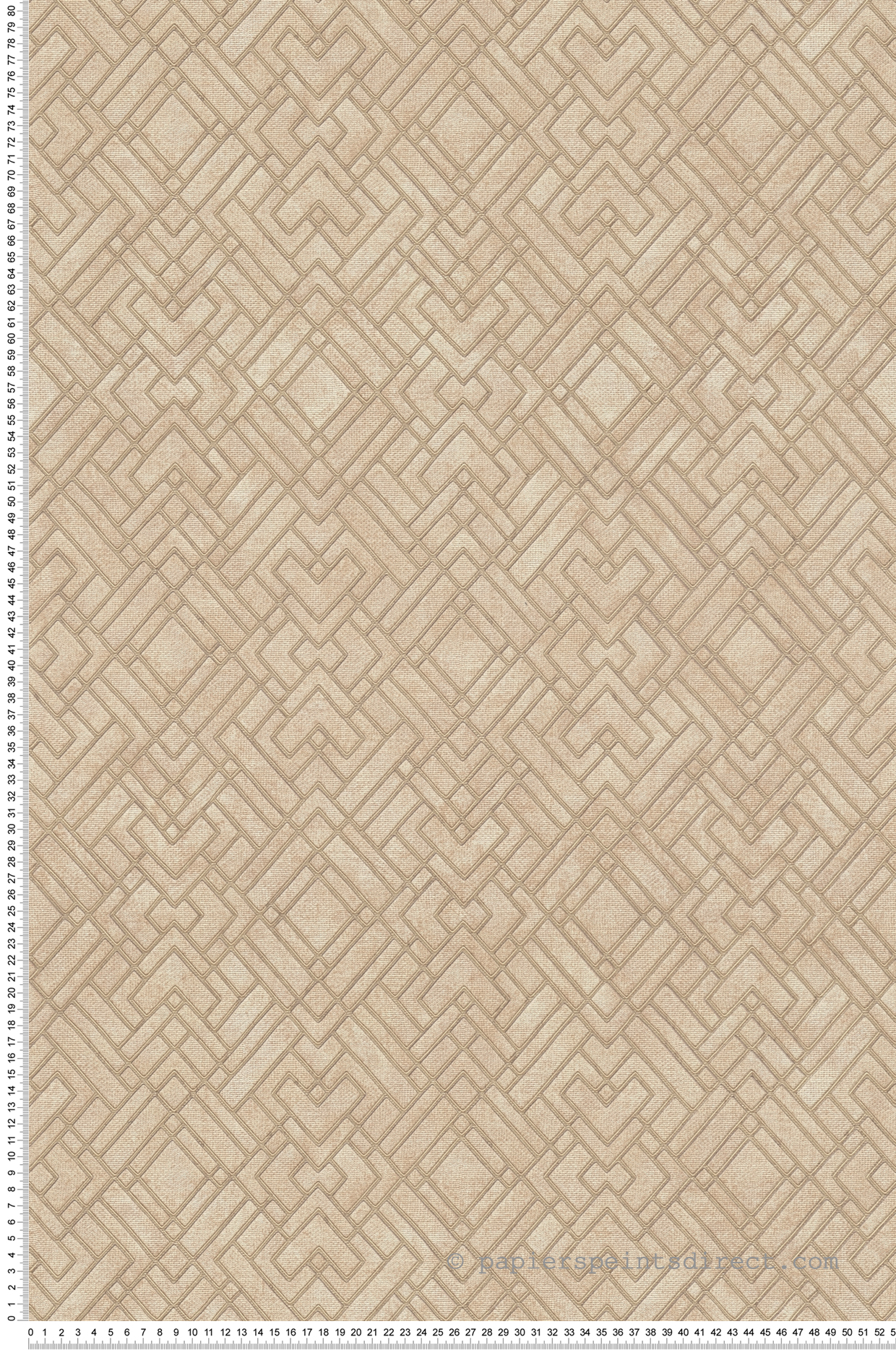 Papier peint Contemporain David beige doré - Metropolitan Stories 3 d'A.S. Création | Réf. AS-388283