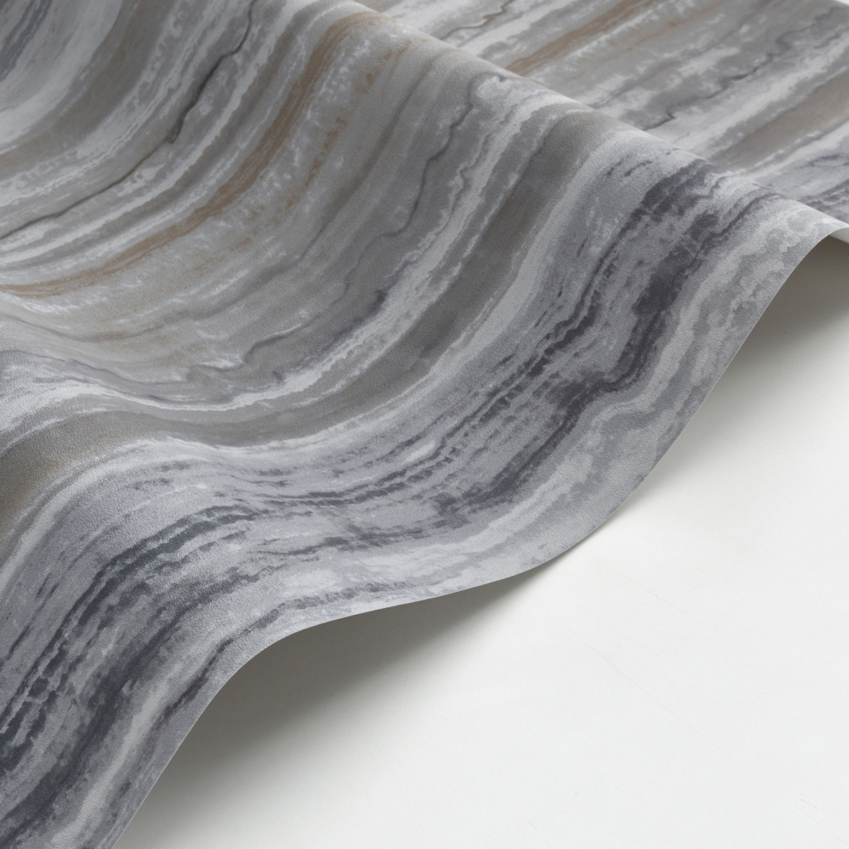 Papier peint Pierre Onyx noir graphite - Minerals de Casadéco | Réf. MNRL88079404