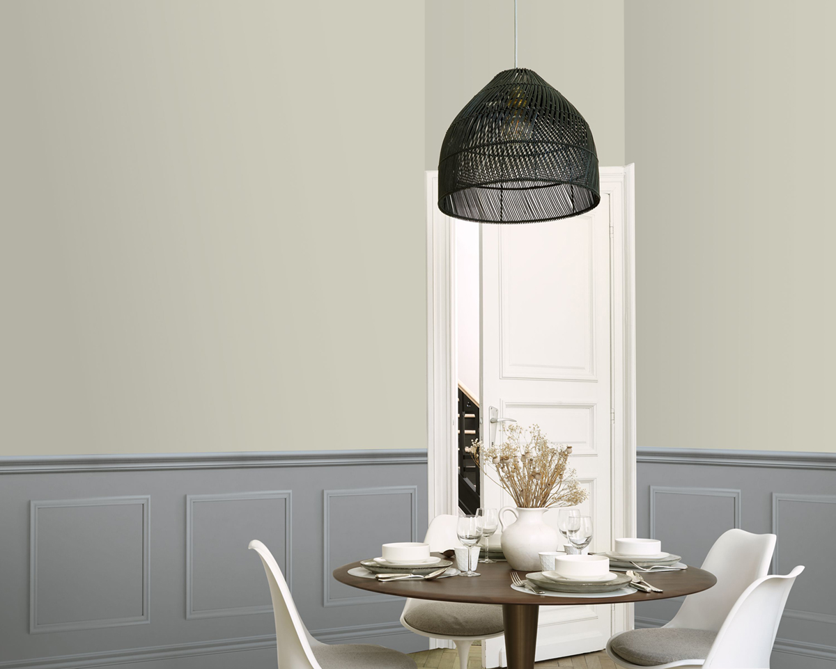 Papier peint Soubassement Bibliothèque Moulure Régulière pierre - Moulures & Co de Casadéco | Réf. MOCO200469387