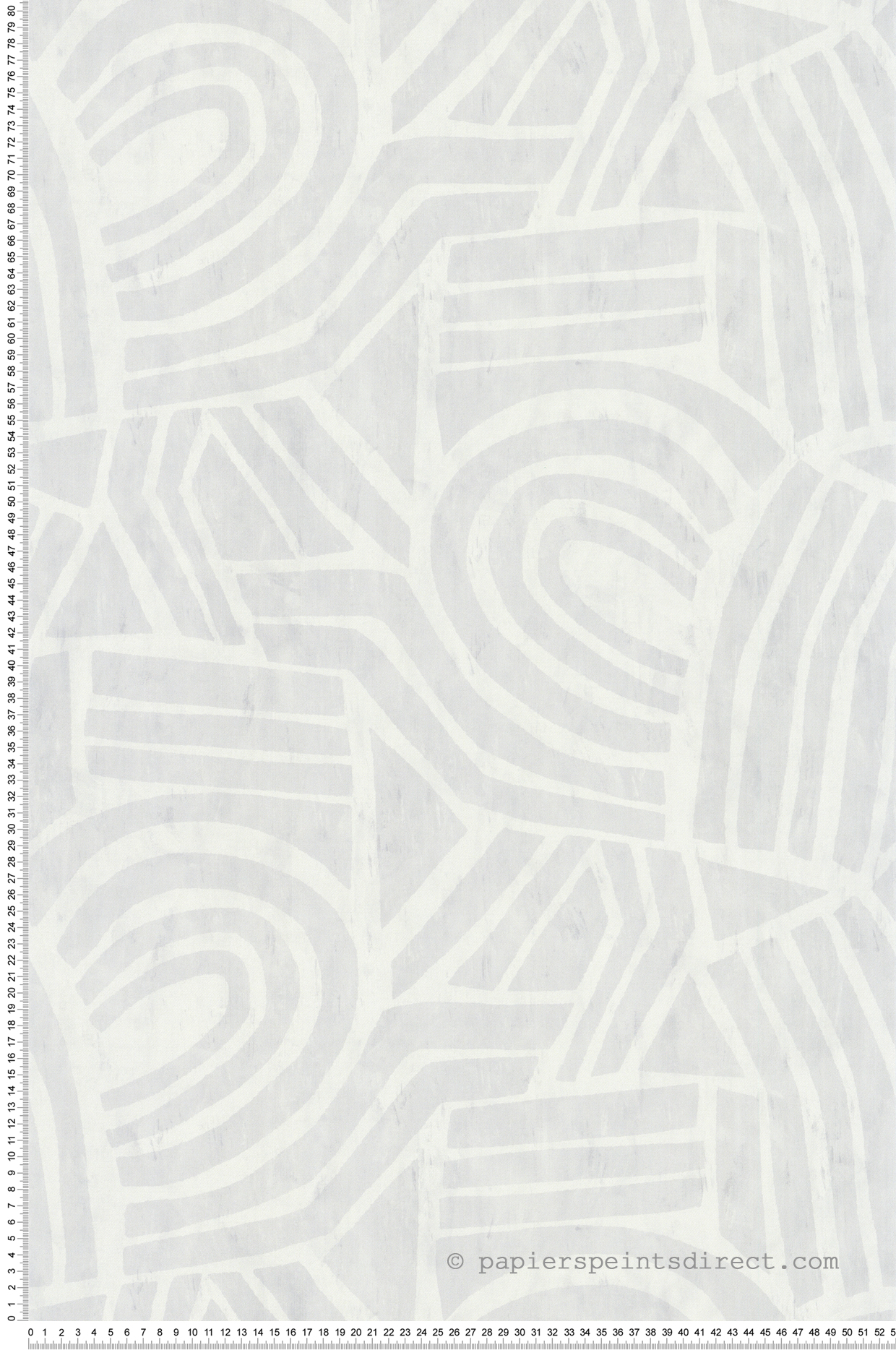 Papier peint Formes Géométriques gris tourterelle - Poésie de Lutèce | Réf. LTC-51253609