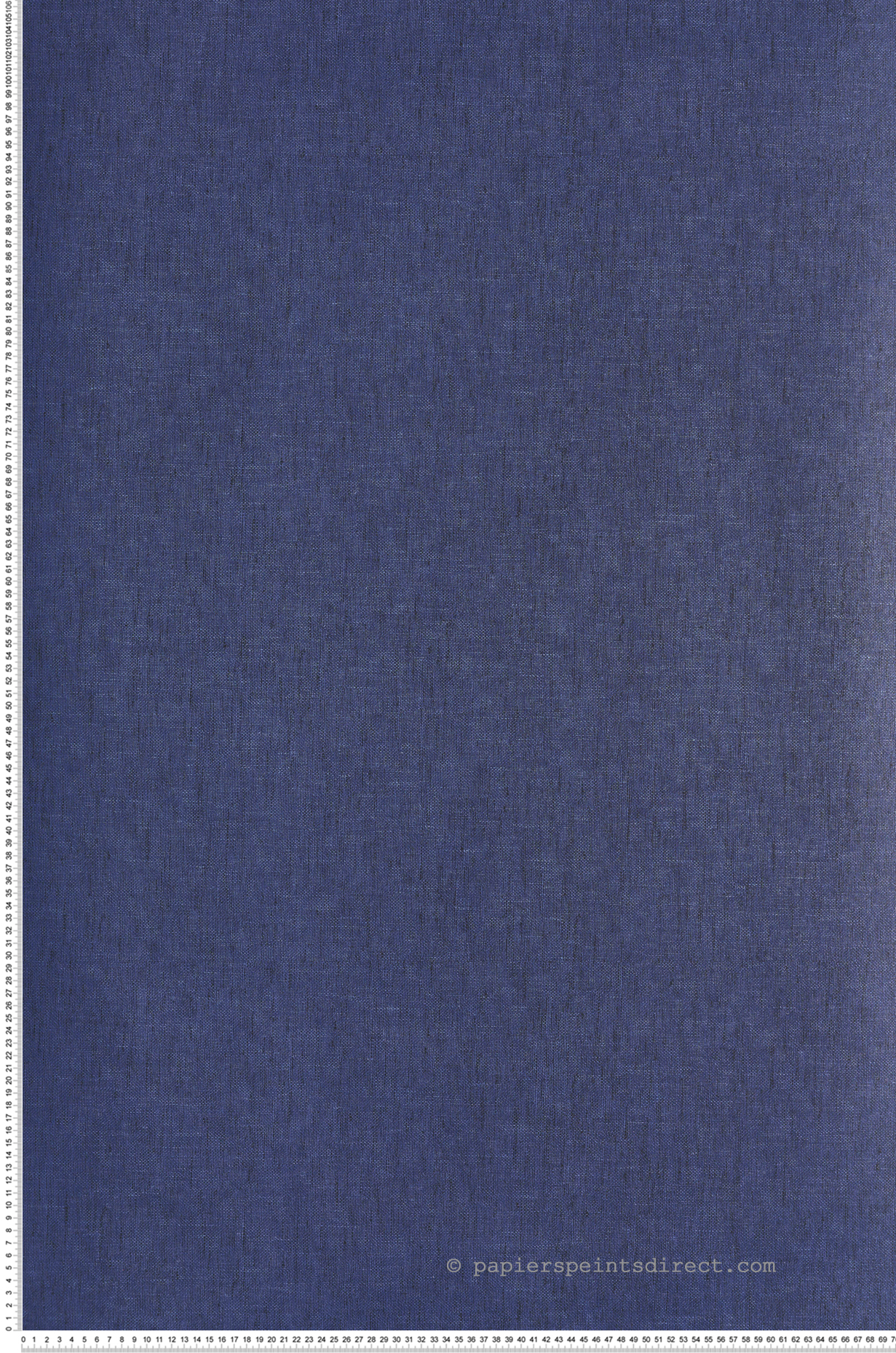 Papier peint Faux Uni Lin Telis bleu jean irisé - Joy de Masureel | Réf. MAS-JOY314