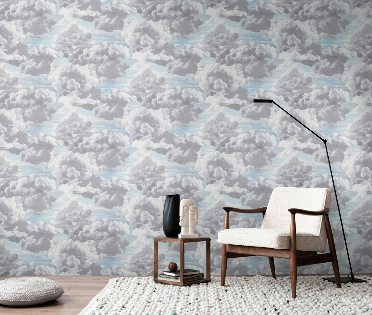 Papier peint Ciel Nuages gris bleu - Metropolis Michalsky 6 de Livingwalls | Réf. AS-399856