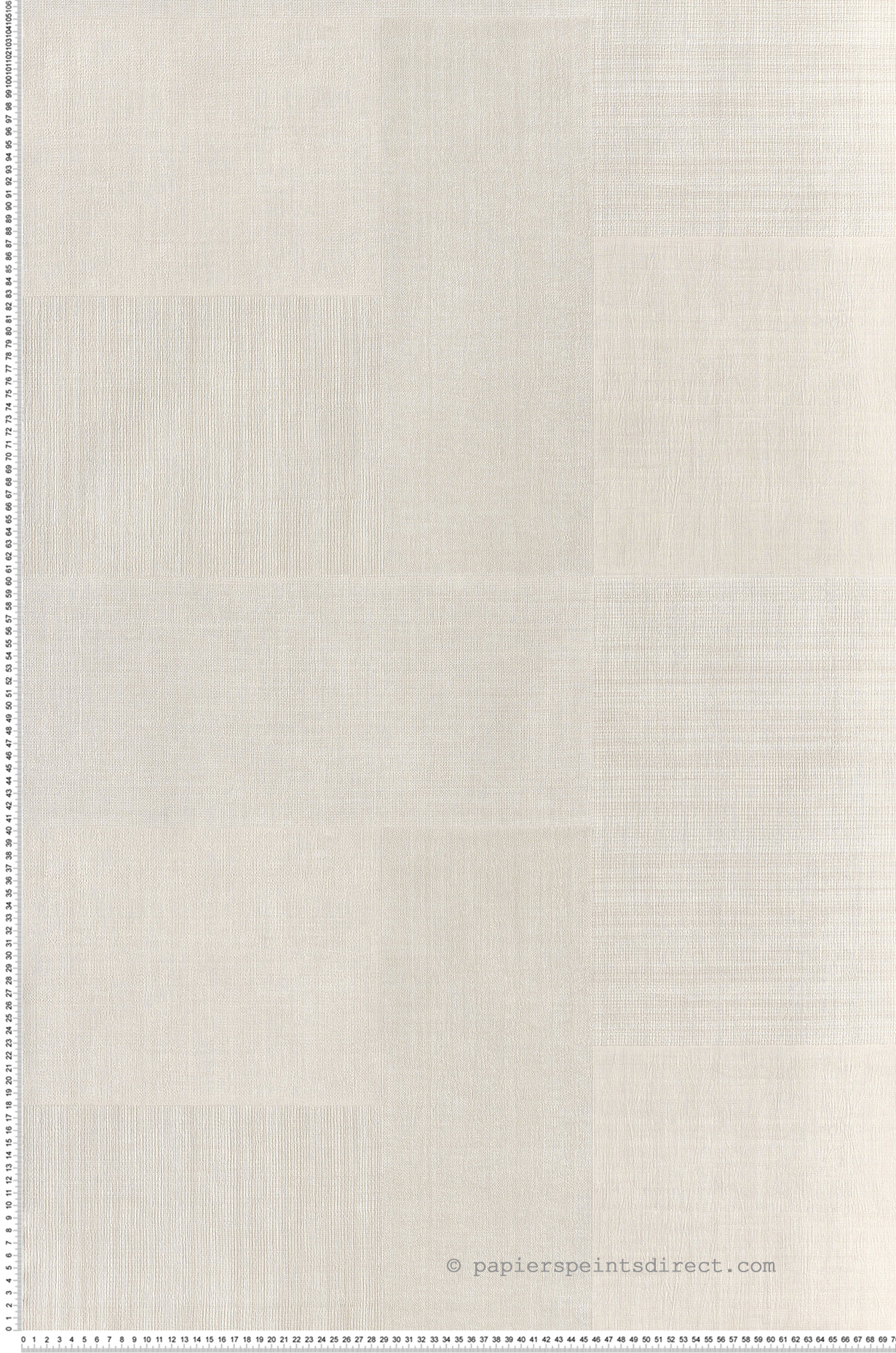 Papier peint Faux uni Rectangle Tissé Mestizo ivoire - Casa Azul de Casamance | Réf. CAS-76321018