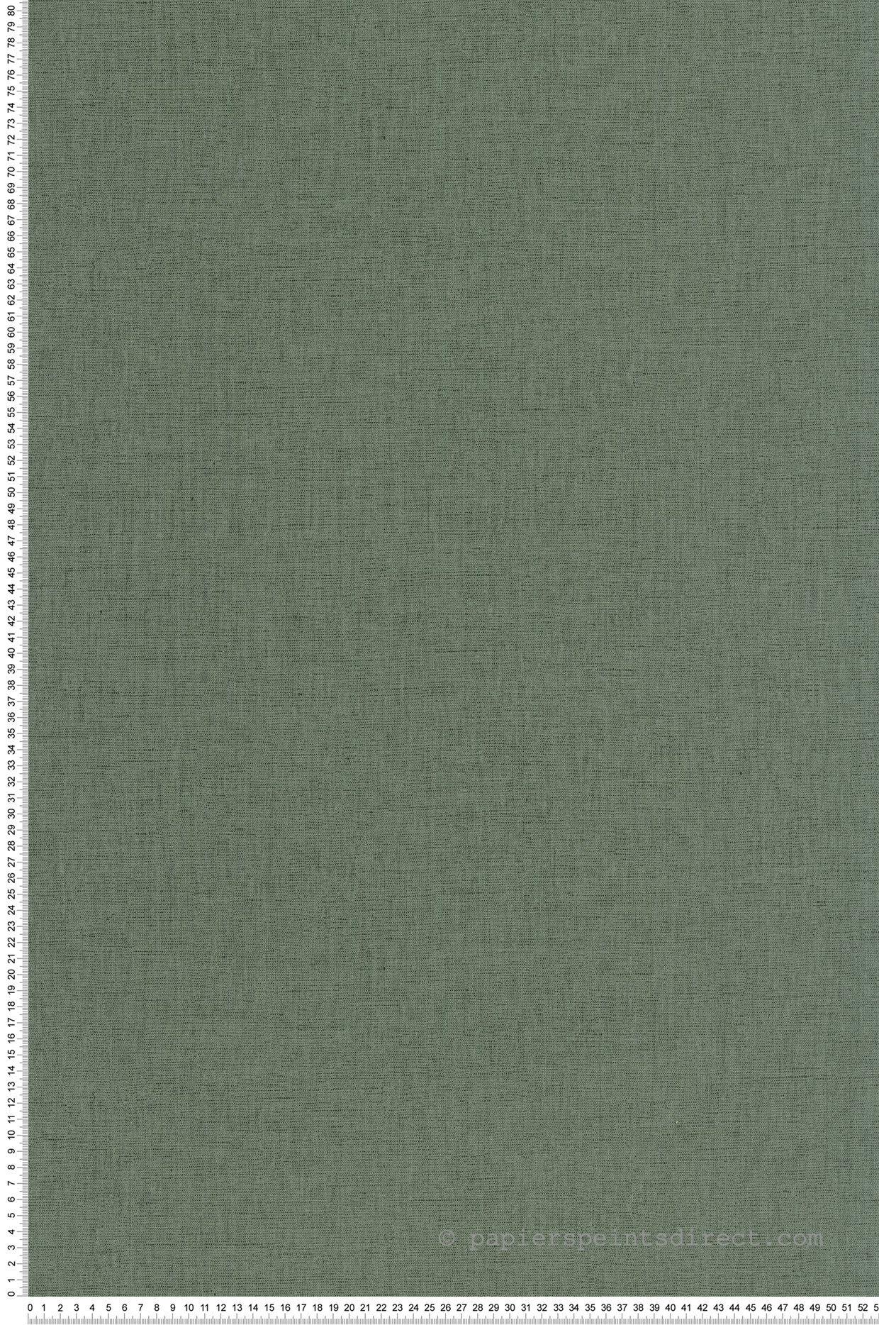 Papier peint Faux Uni Tissage vert sapin - Art of Botany de Casélio | Réf. AOB103227970