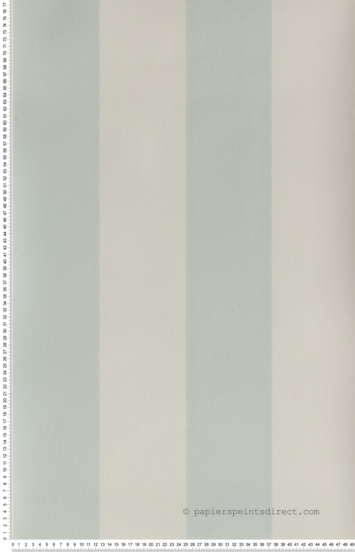 Larges rayures menthe - Painted Papers de Little Greene