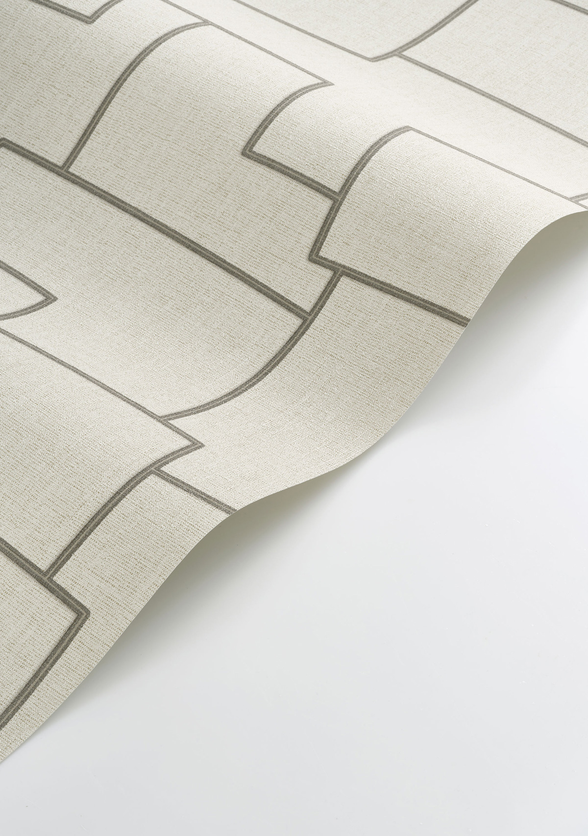 Papier peint Géométrie Lin Inca écru - Matera de Casadéco AMBV| Réf. MATA201121221