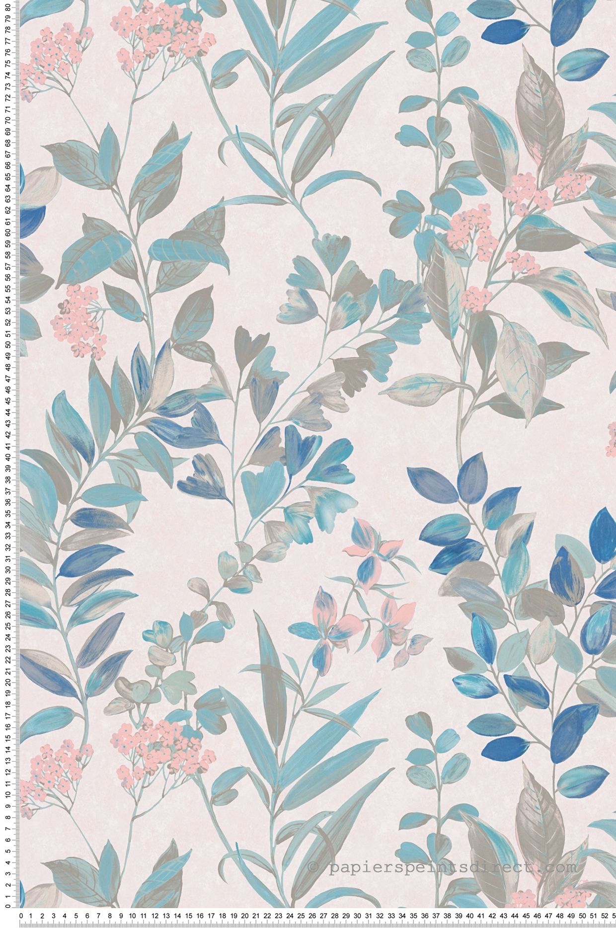 Papier peint Végétation Fleur bleu - Arcade d'Architects Paper | Réf. 39171-2