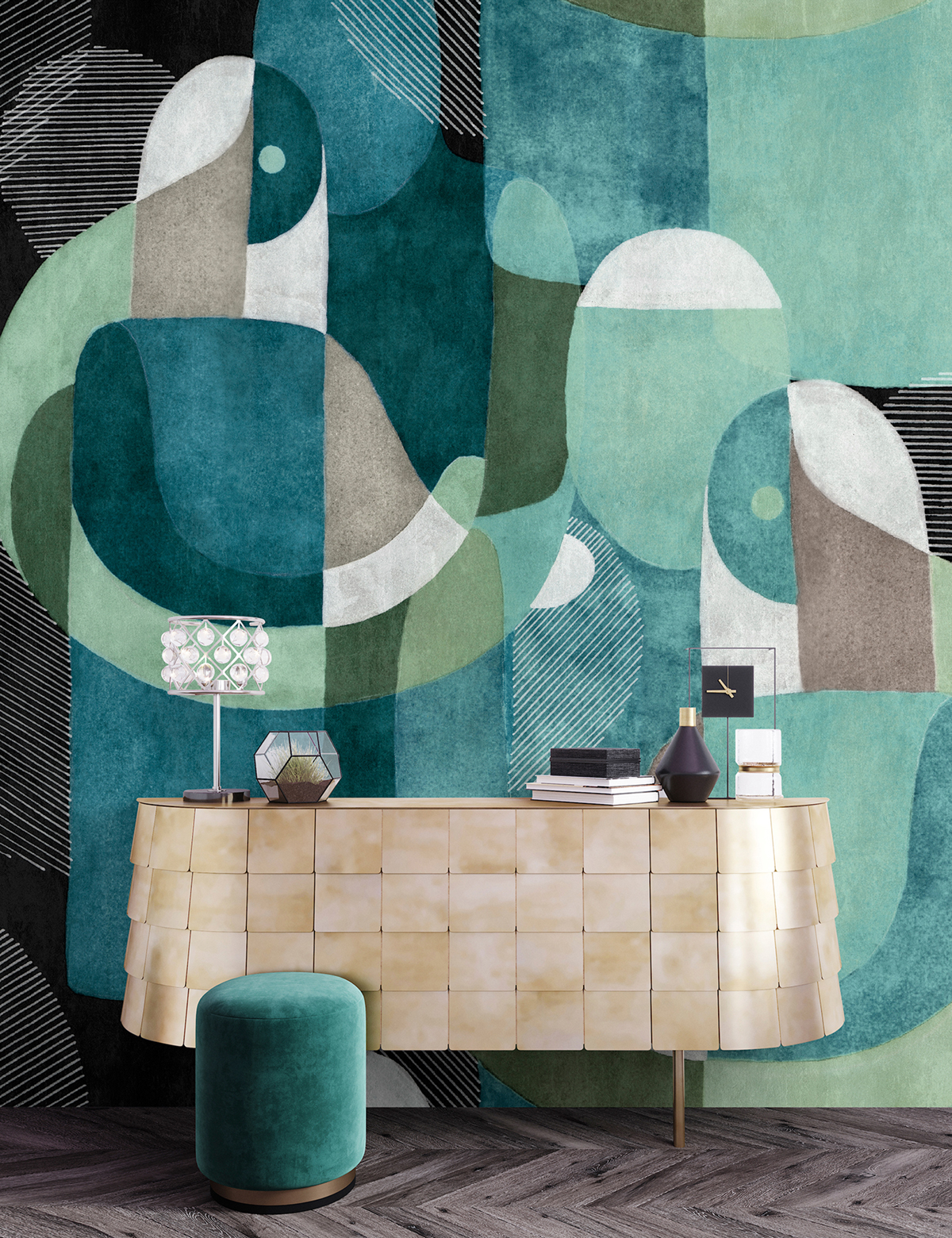 Papier peint panoramique Walls by Patel 3 AMB1 - Référence DD122564 - Intissé 200g/m2 - 400 x 270 cm