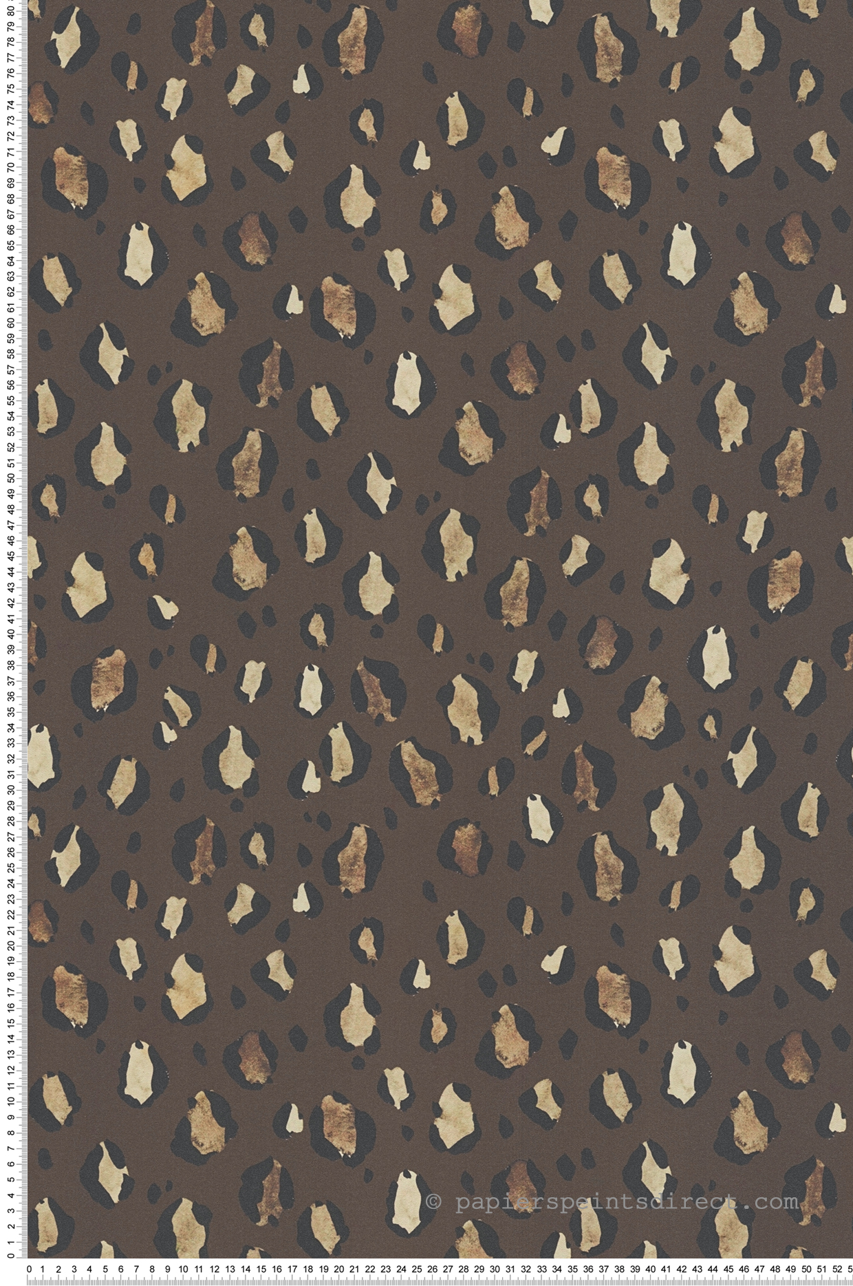 Papier peint Léopard Imprimé marron - Anna D'Andrea d'A.S. Création | Réf. AS-782163