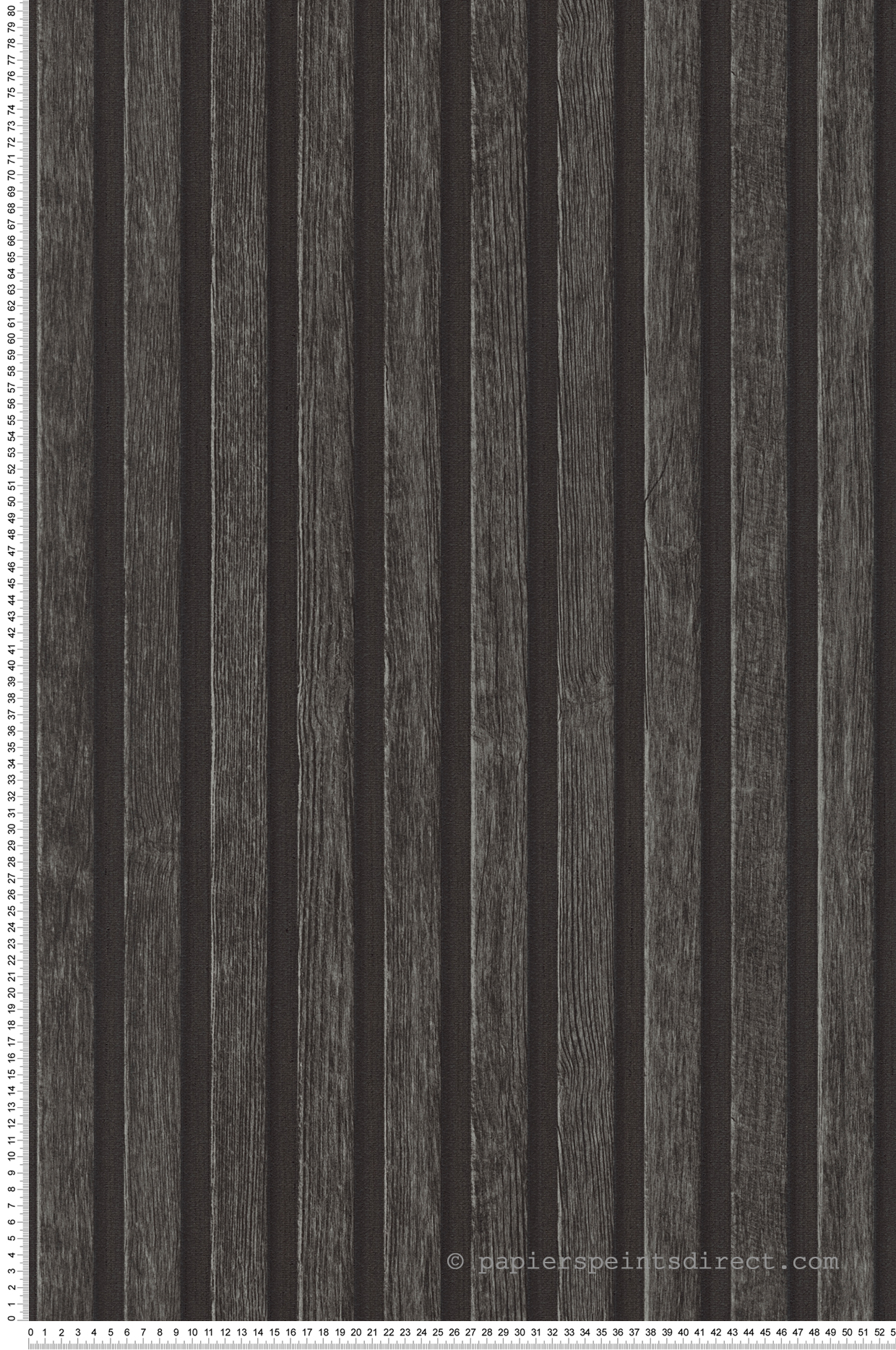 Papier peint Tasseaux Bois Chêne noirci - Pintwalls 2 d'A.S. Création | Réf. AS-391094