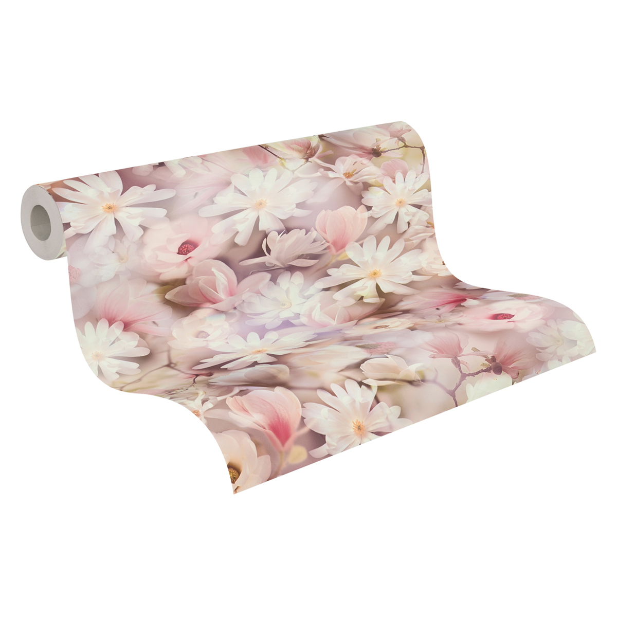 Papier peint Fleurs Finest Blossom rose - Pintwalls d'A.S. Création | Réf. AS-387222