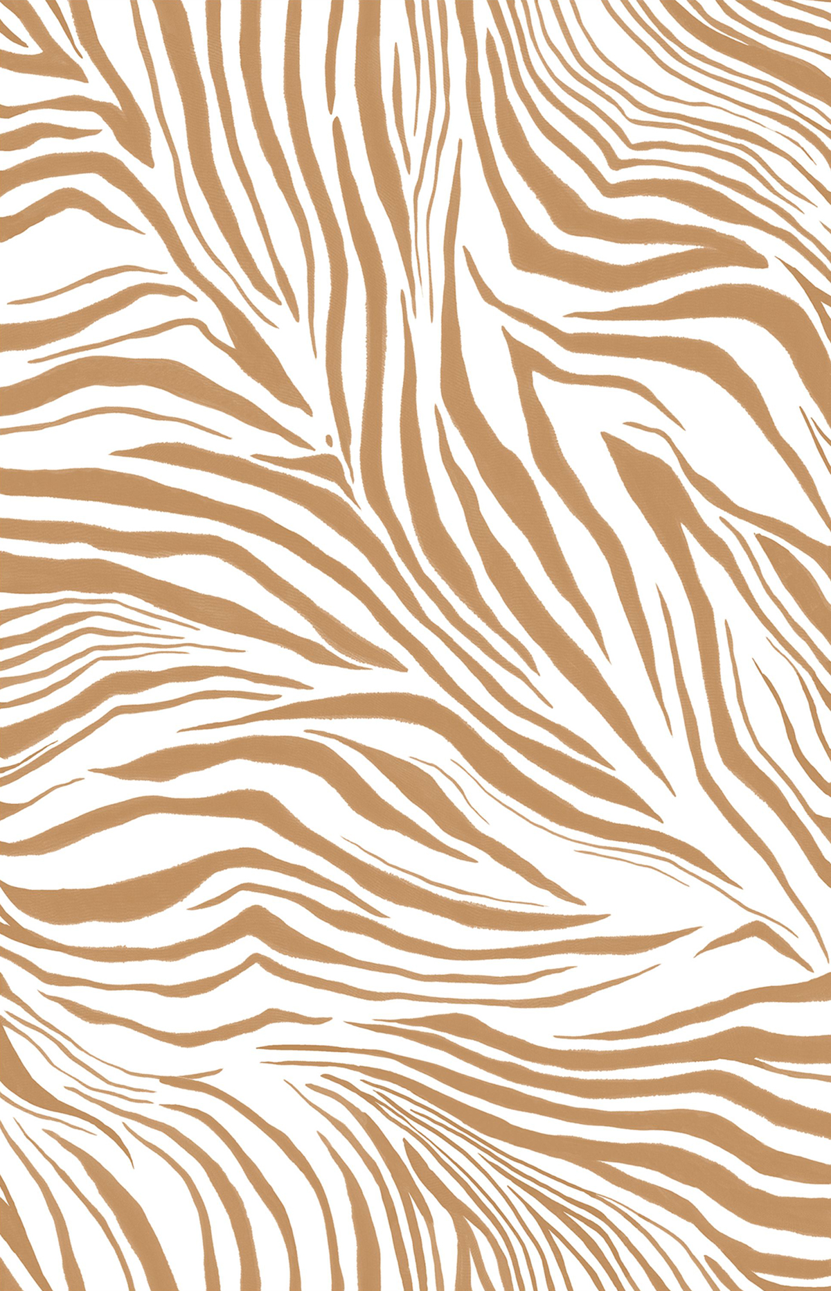 Papier peint panoramique Imprimé Zebra L blanc beige 200X310 - Stay Wild de Casélio | Réf. WILD104960104