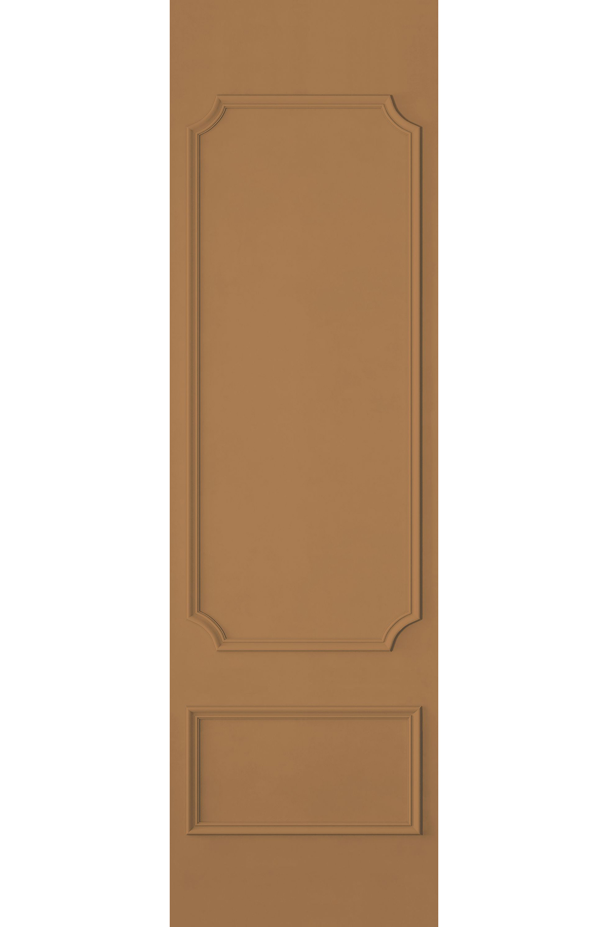 Papier peint panoramique Moulure le Boudoir camel 90X310 - Moulures & Co de Casadéco | Réf. MOCO201392124