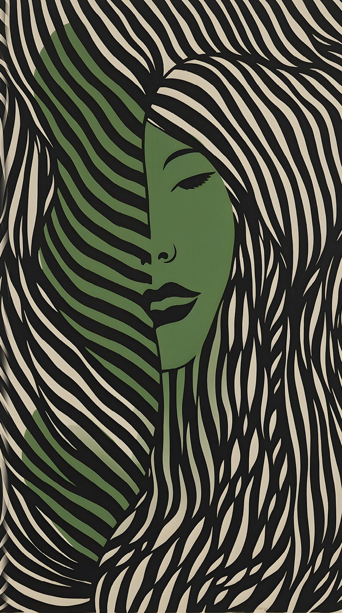 Papier peint panoramique Contemporain Mystic Portrait - Metropolitan Stories 4 Hot Spots d'A.S. Création AMB1| Réf. AS-790164