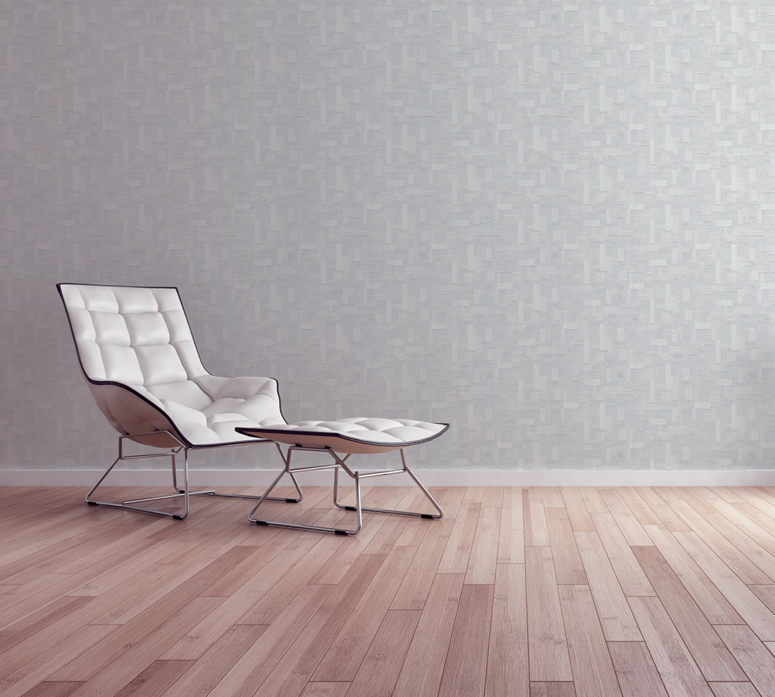 Rectangles à rayures superposés - Papier peint à peindre GO de Montécolino